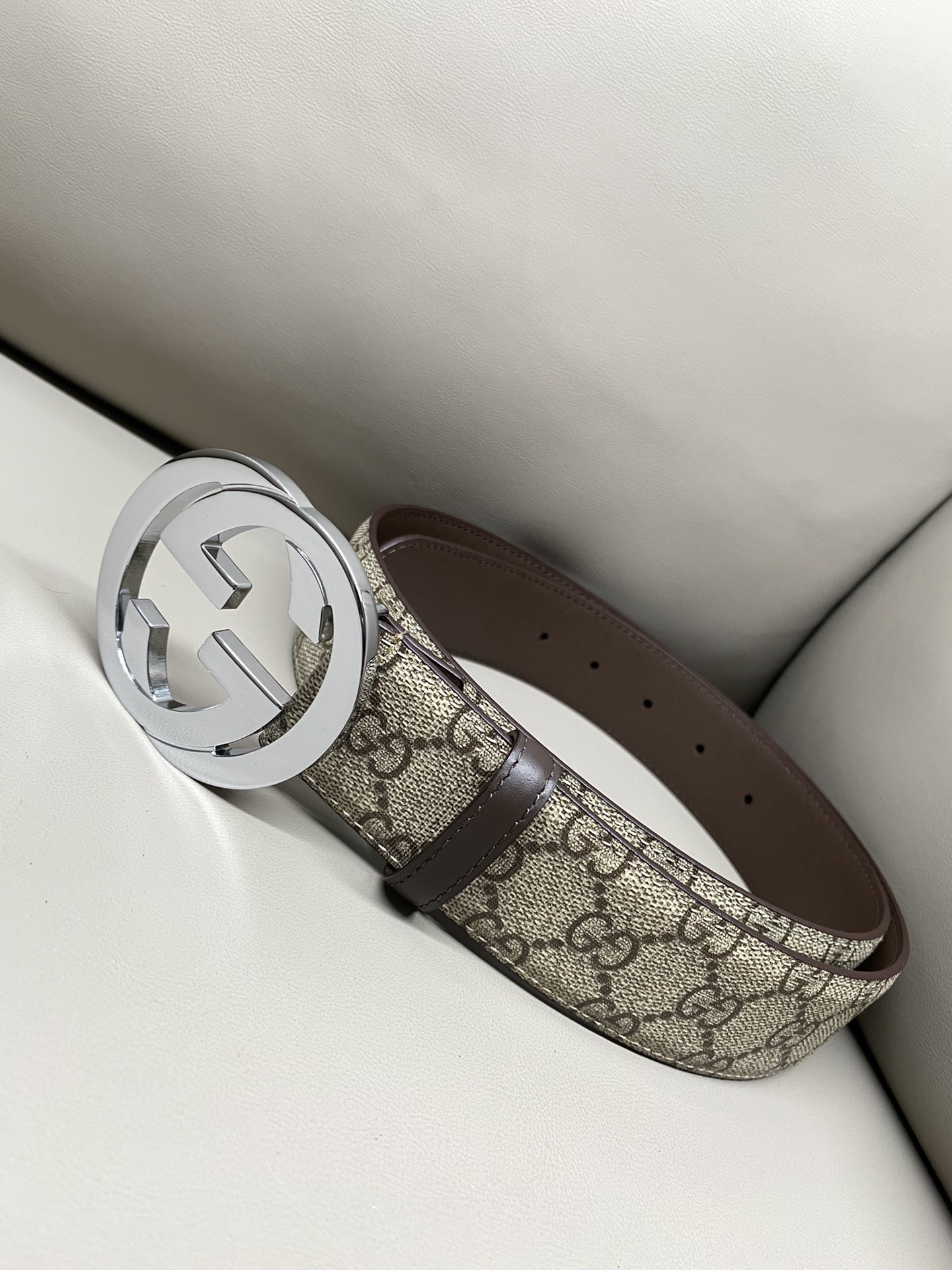 Gucci Male Canvas Belt Canvas S-m