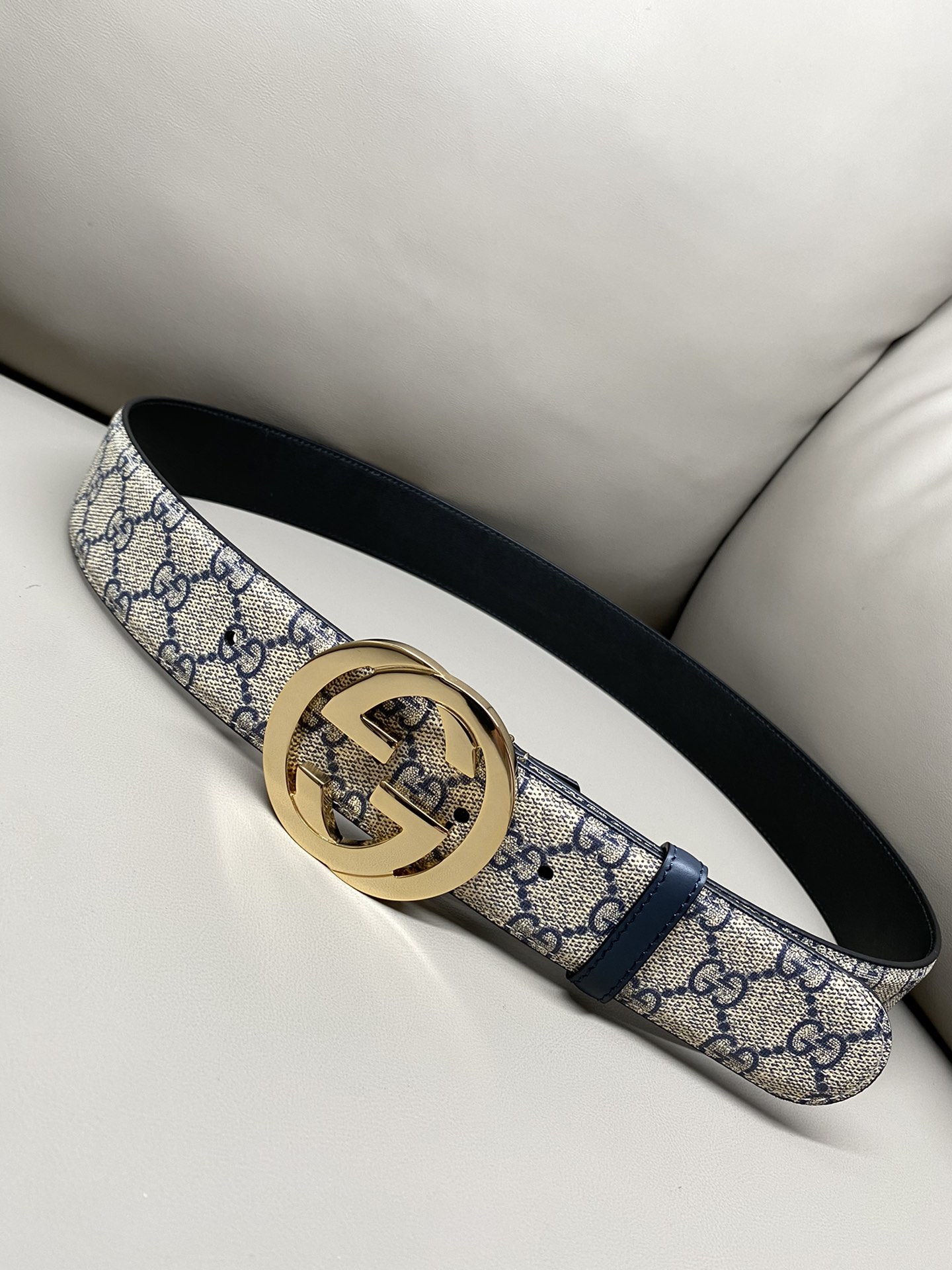 Gucci Male Canvas Belt Canvas S-m