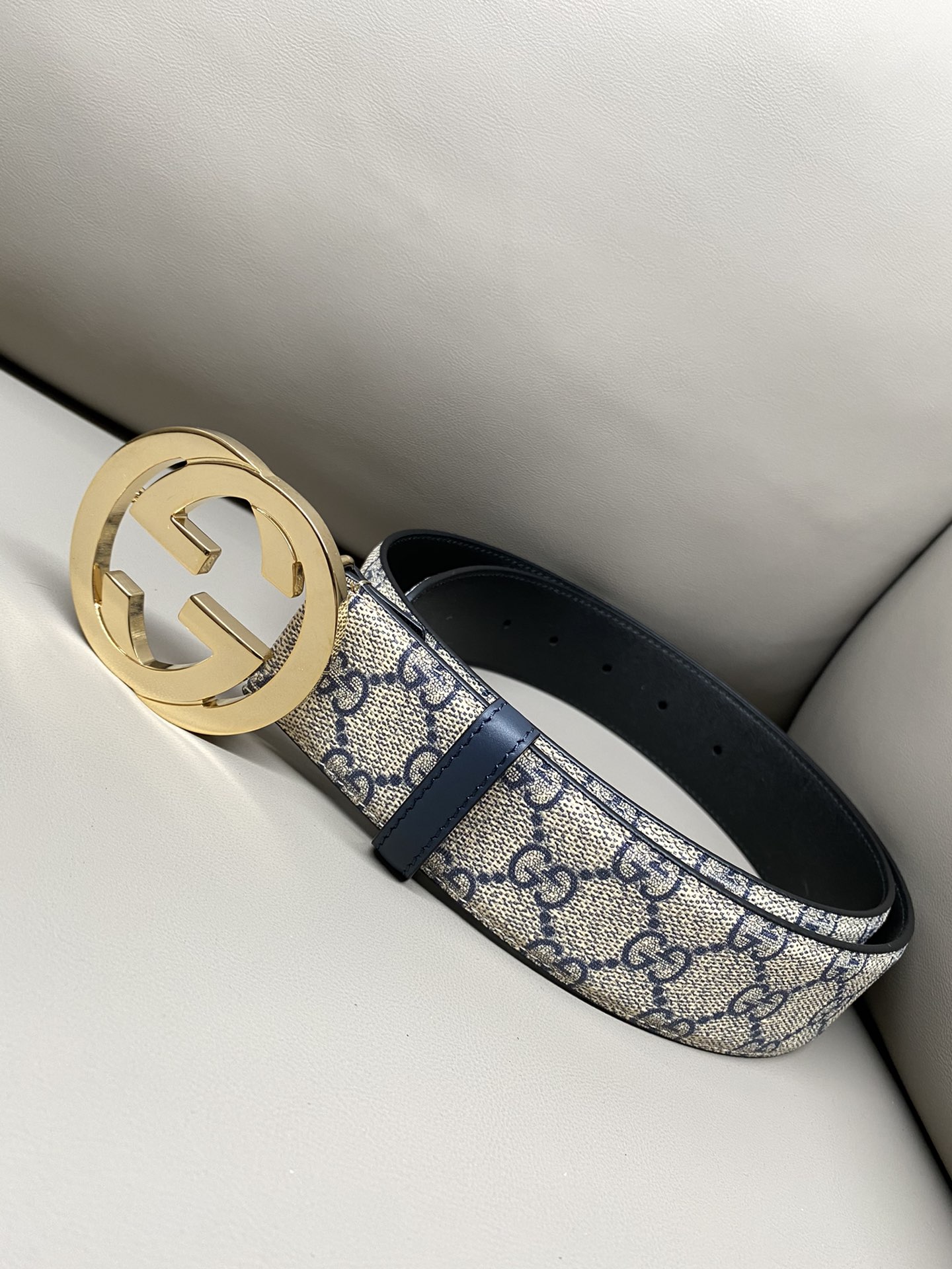 Gucci Male Canvas Belt Canvas S-m