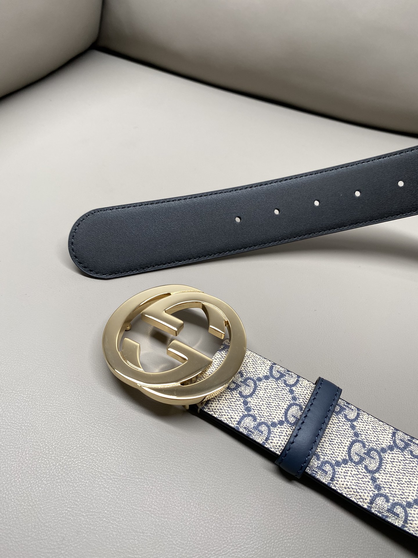 Gucci Male Canvas Belt Canvas S-m