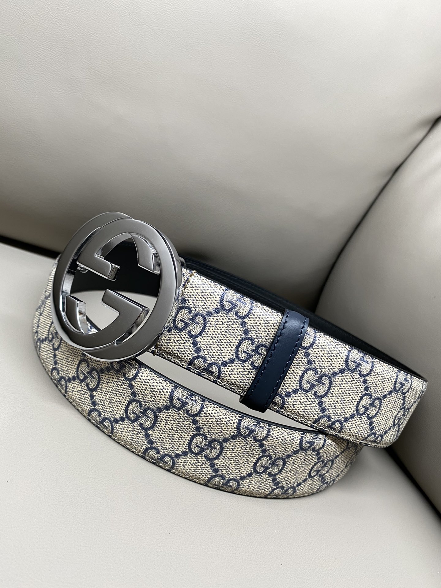 Gucci Male Canvas Belt Canvas S-m