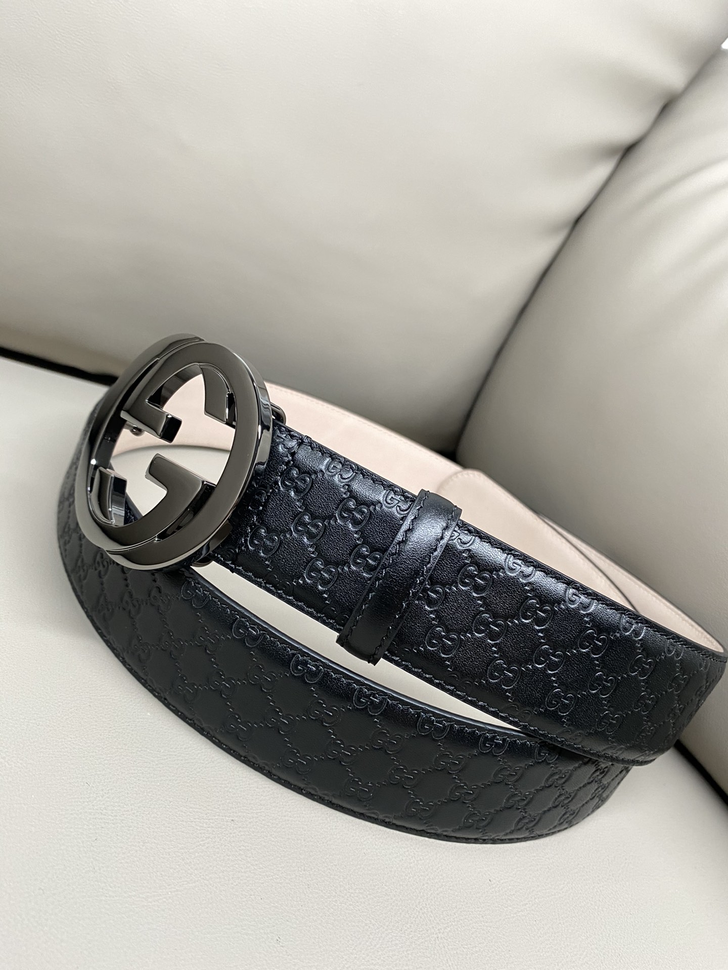 Gucci Male Basic Belt Cow Leather 13514