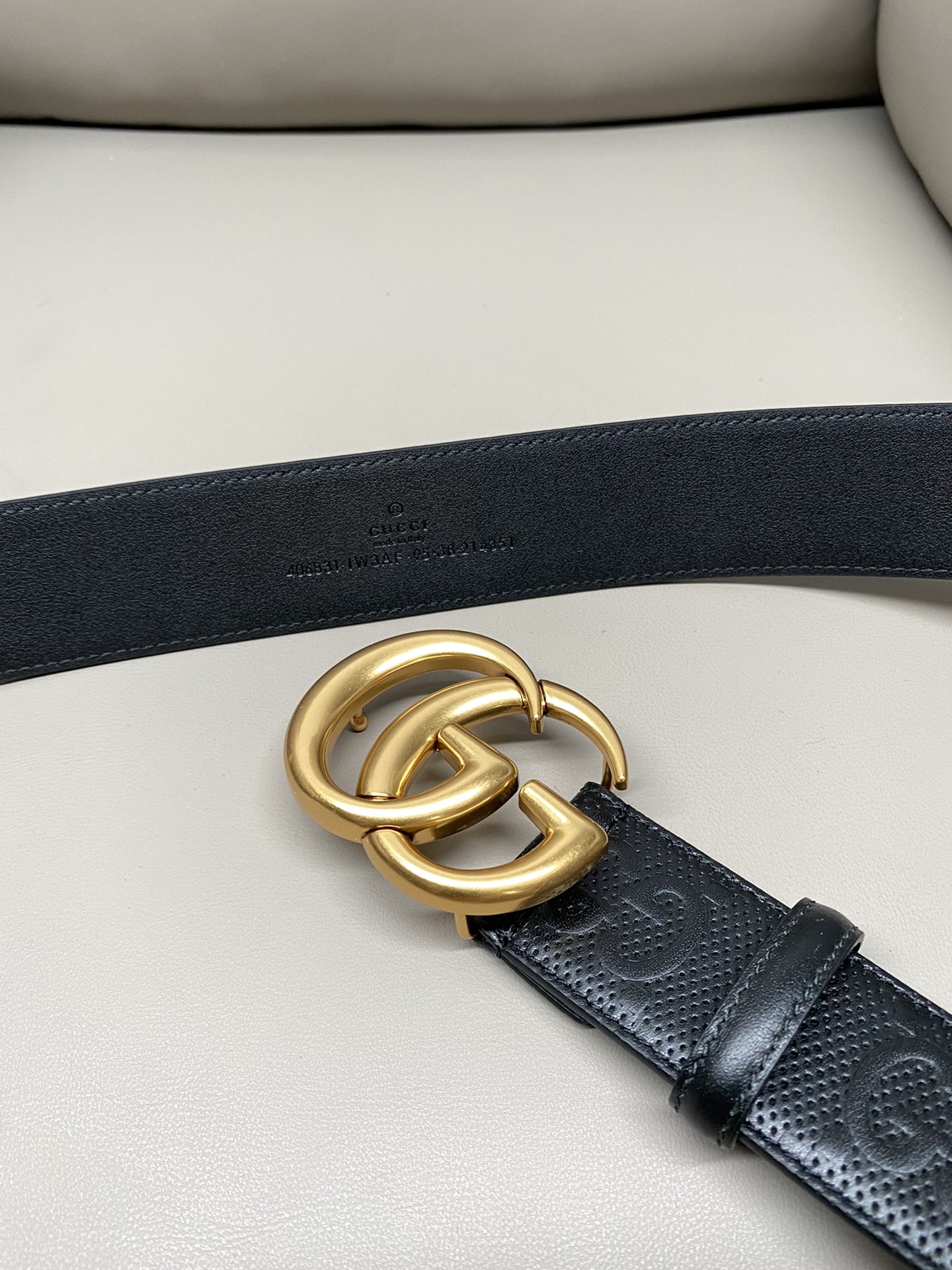 Gucci Male Basic Belt Cow Leather 13514