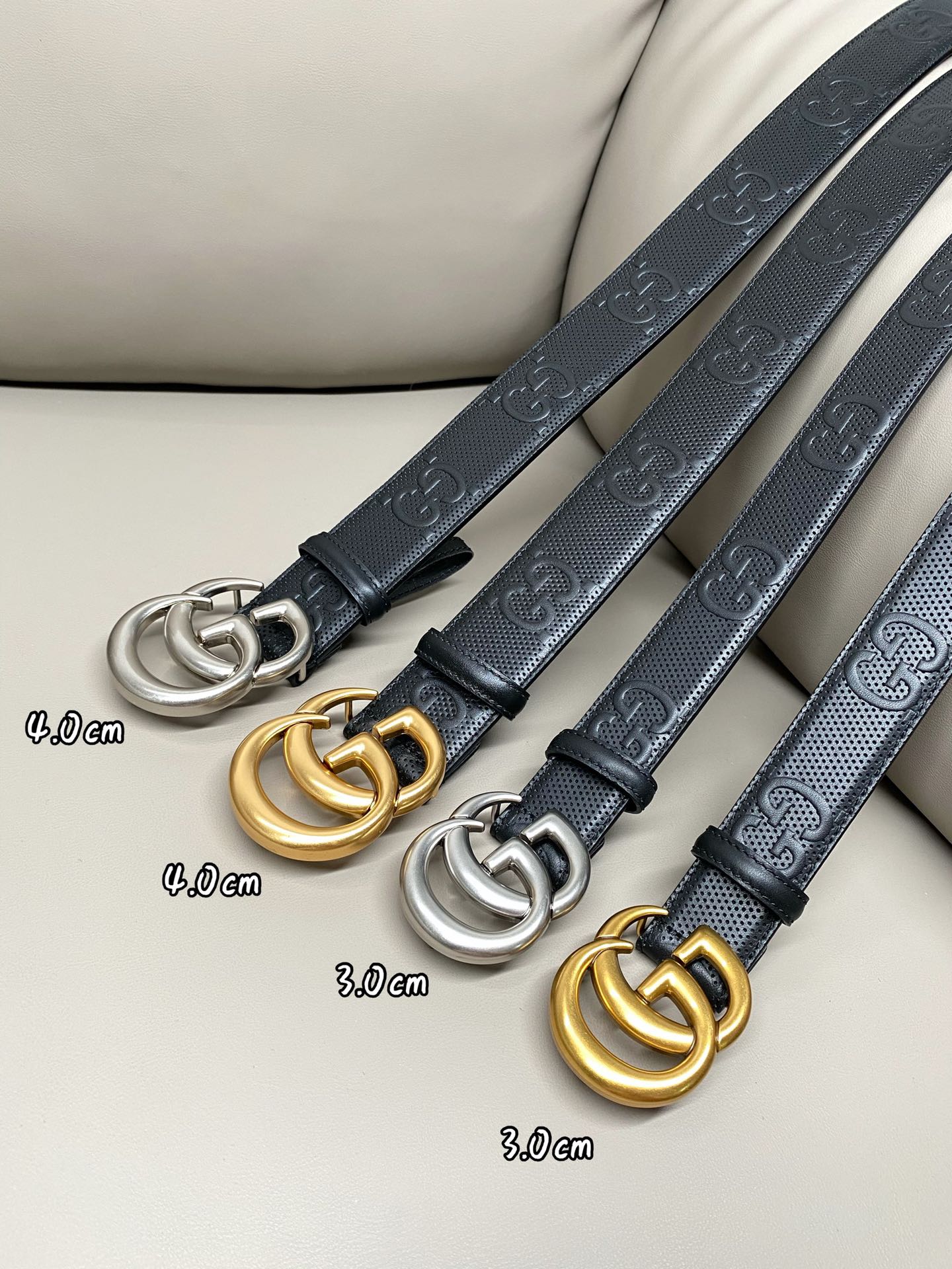 Gucci Male Basic Belt Cow Leather 13514