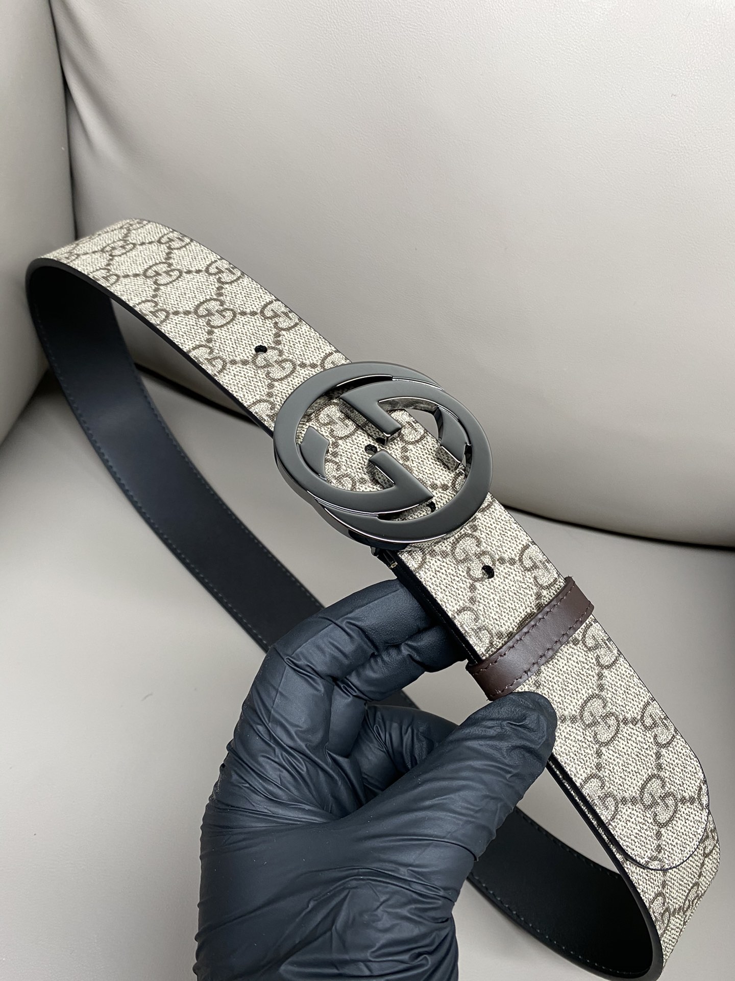 Gucci Male Basic Belt Cow Leather 13514