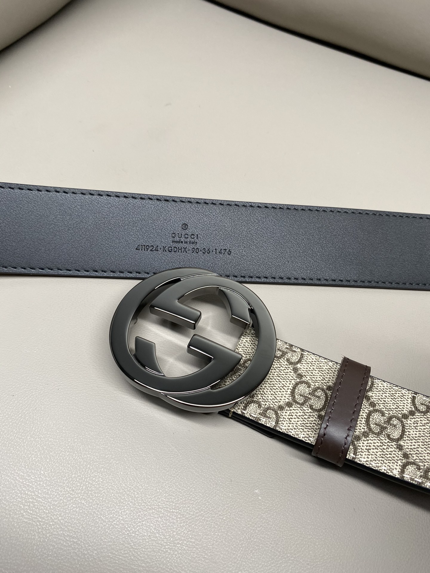 Gucci Male Basic Belt Cow Leather 13514