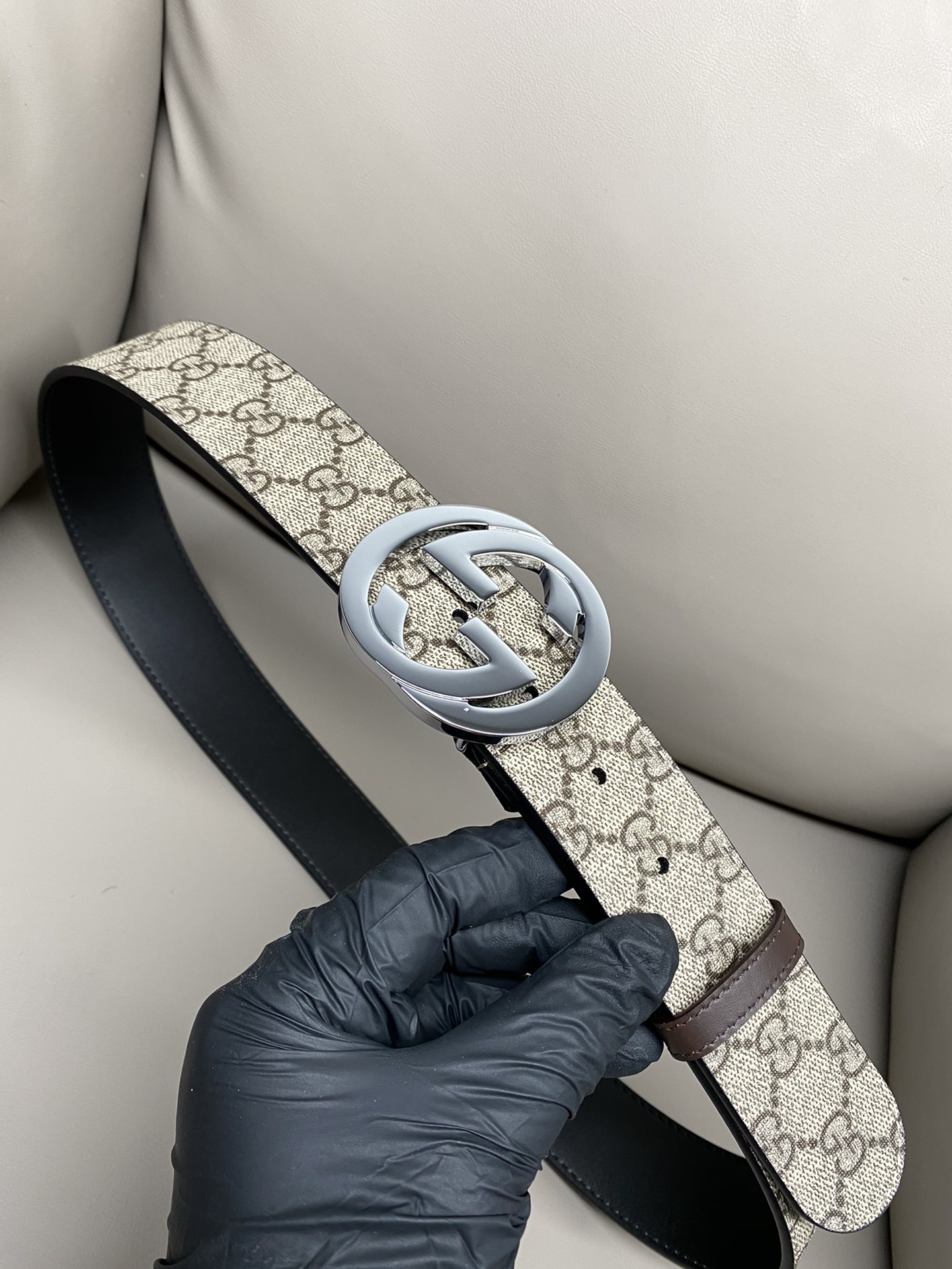 Gucci Male Basic Belt Cow Leather 13514