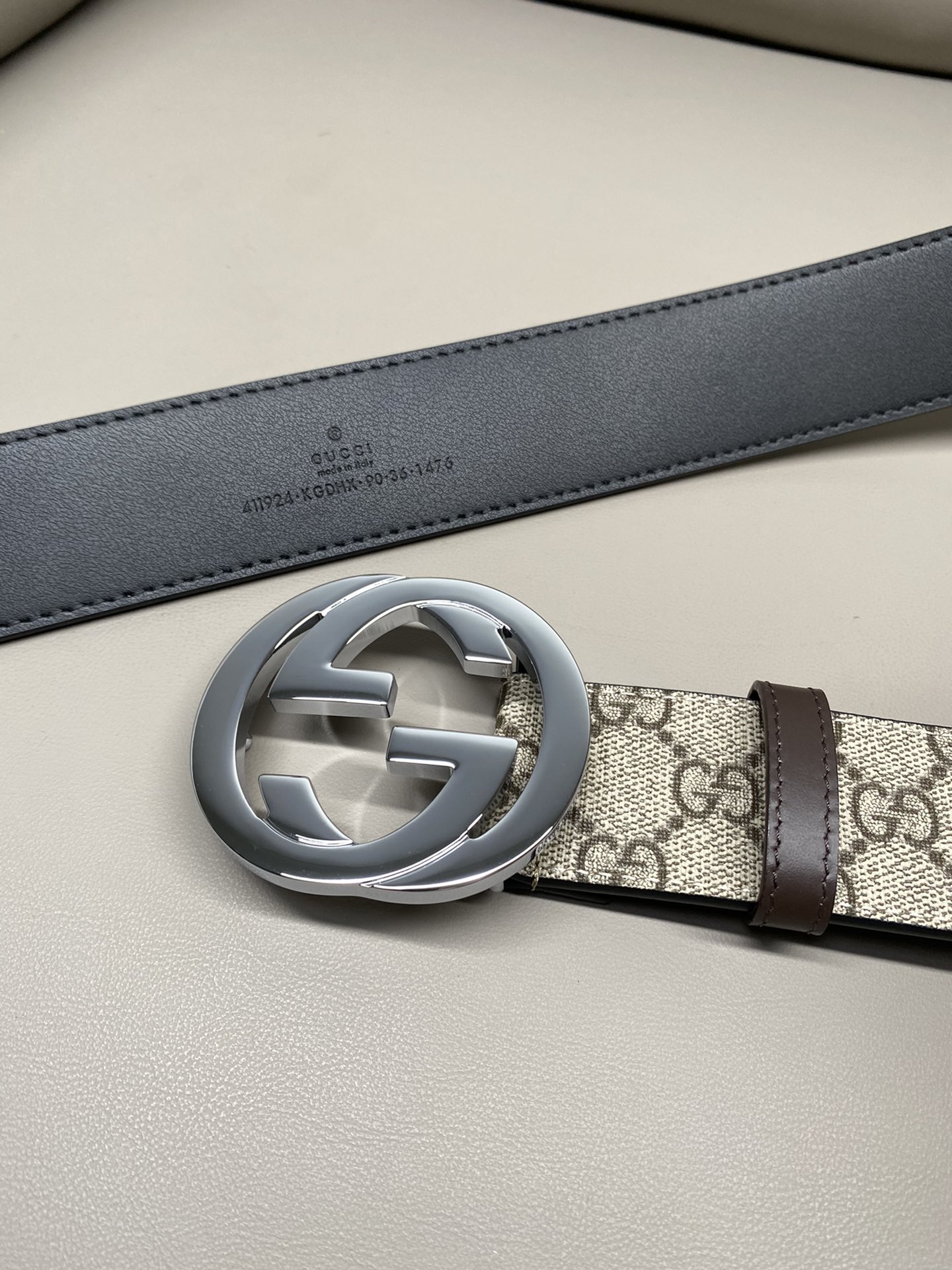 Gucci Male Basic Belt Cow Leather 13514