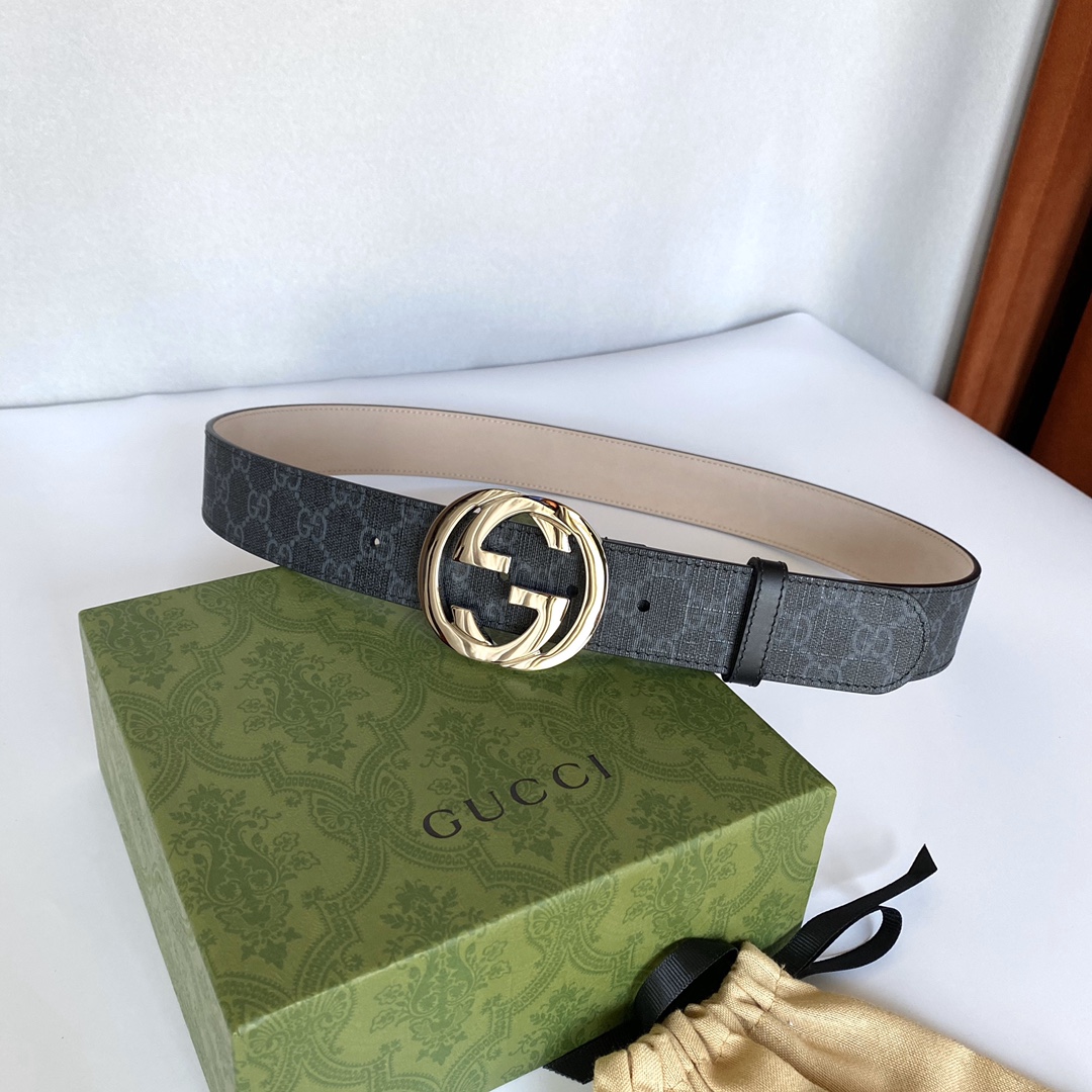 Gucci Male Canvas Belt Canvas S-m