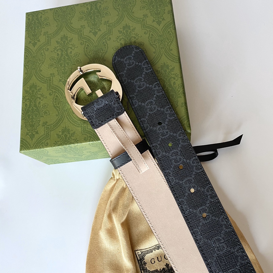 Gucci Male Canvas Belt Canvas S-m