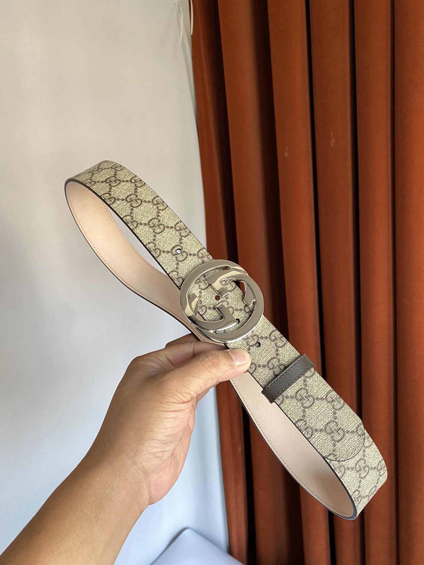 Gucci Male Canvas Belt Canvas S-m