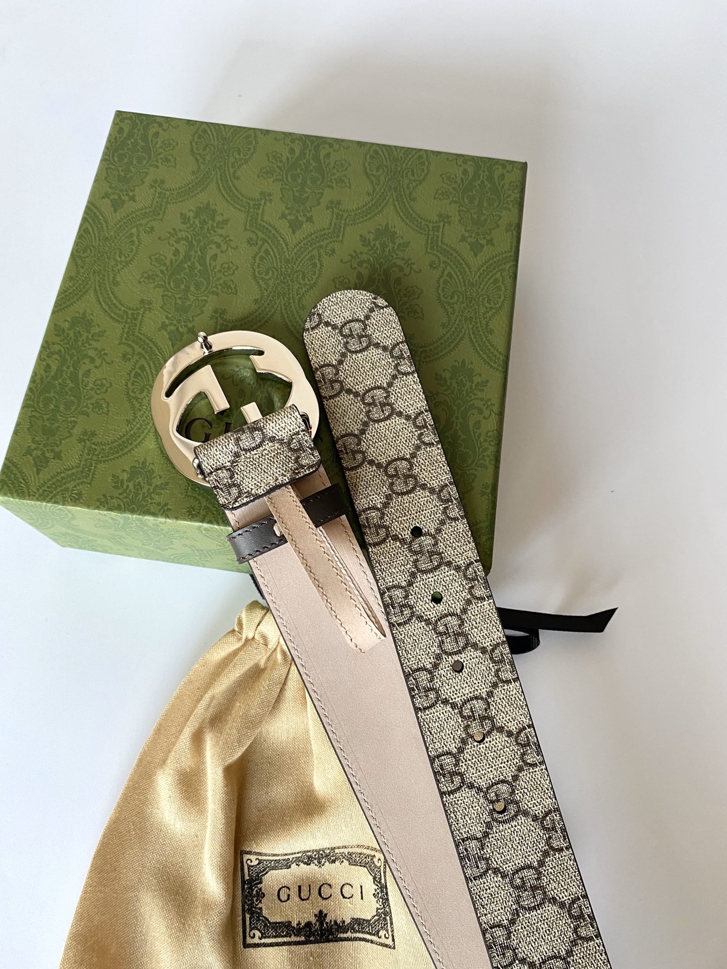 Gucci Male Canvas Belt Canvas S-m