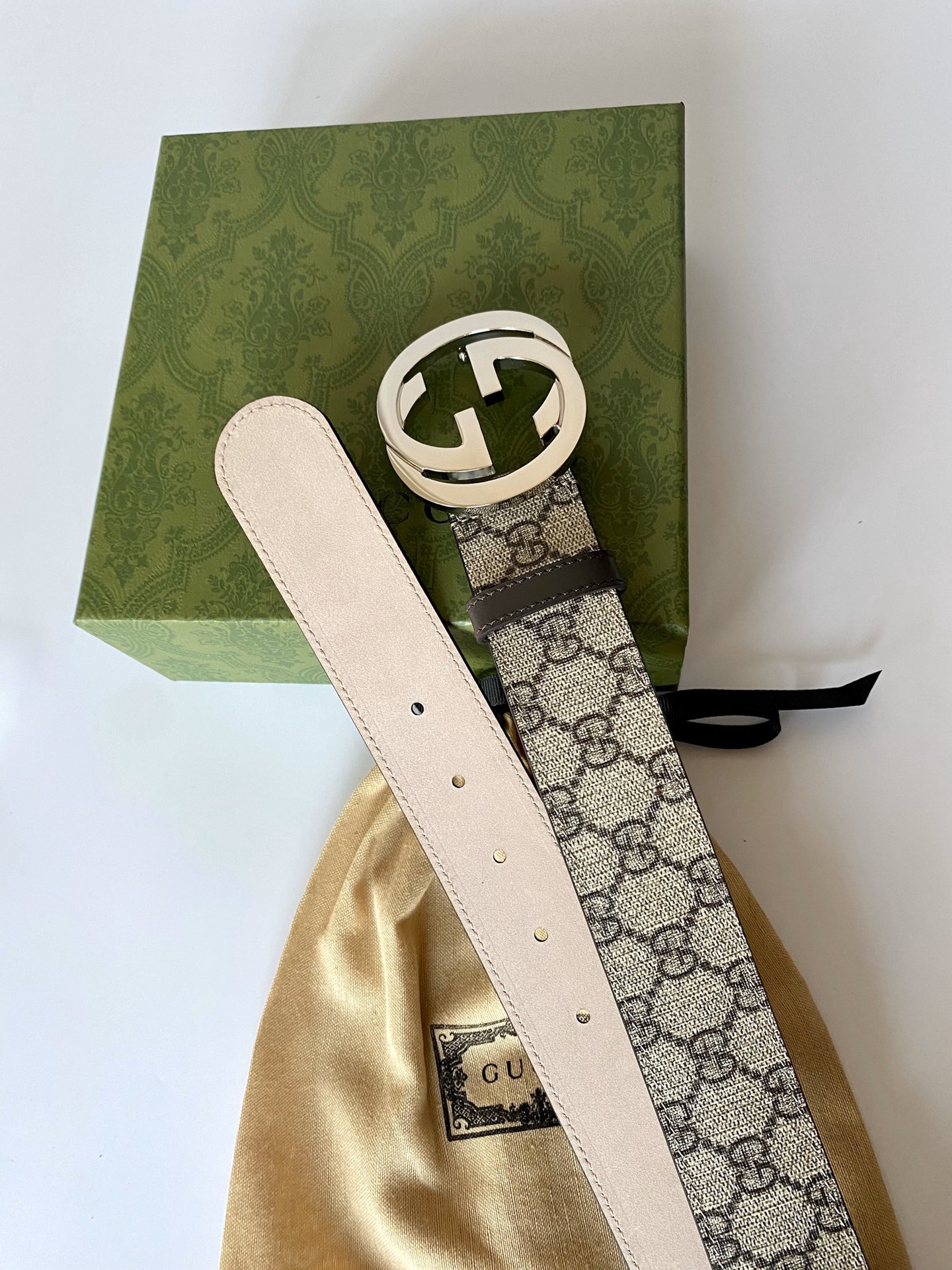 Gucci Male Canvas Belt Canvas S-m