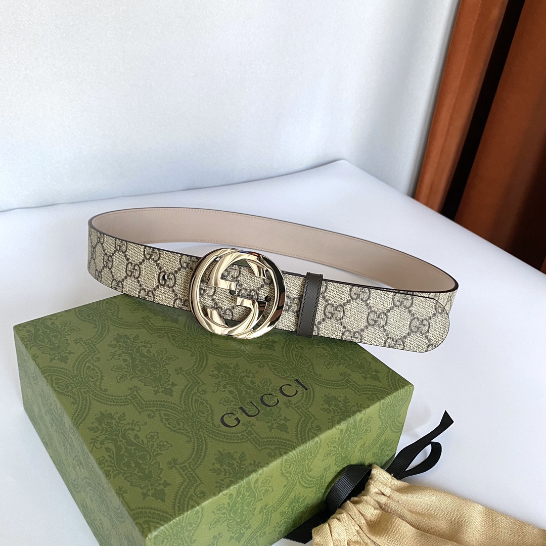 Gucci Male Canvas Belt Canvas S-m