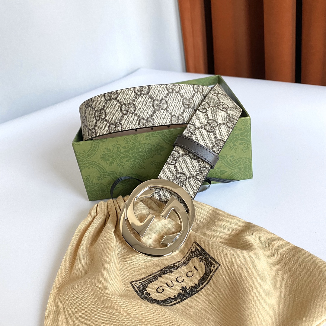 Gucci Male Canvas Belt Canvas S-m