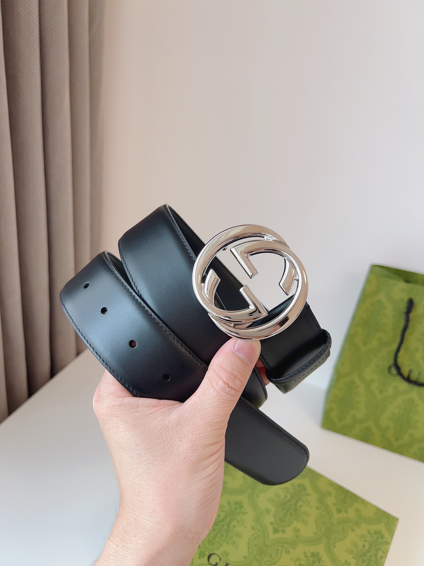 Gucci Male Leather Belt M