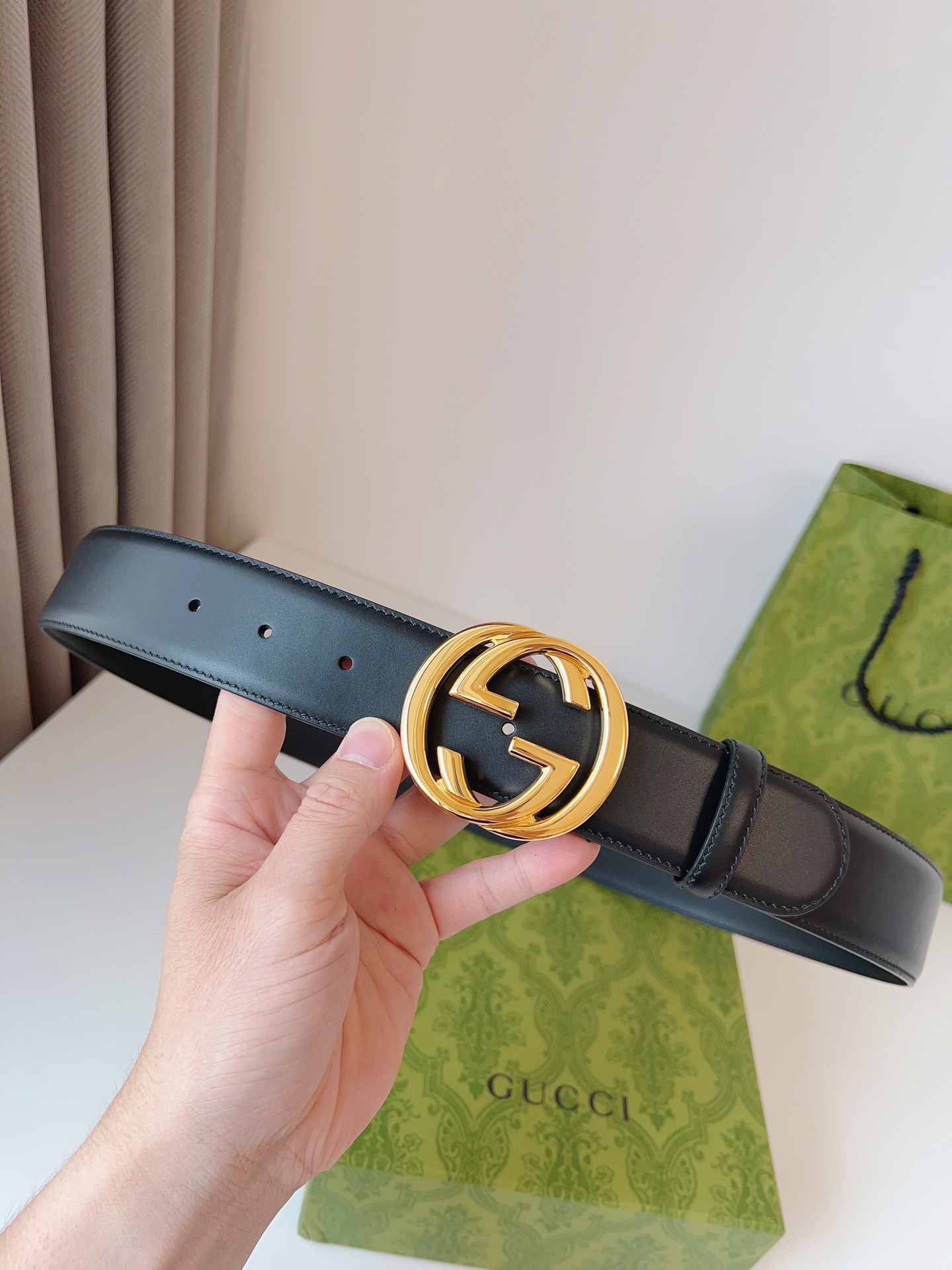 Gucci Male Leather Belt M