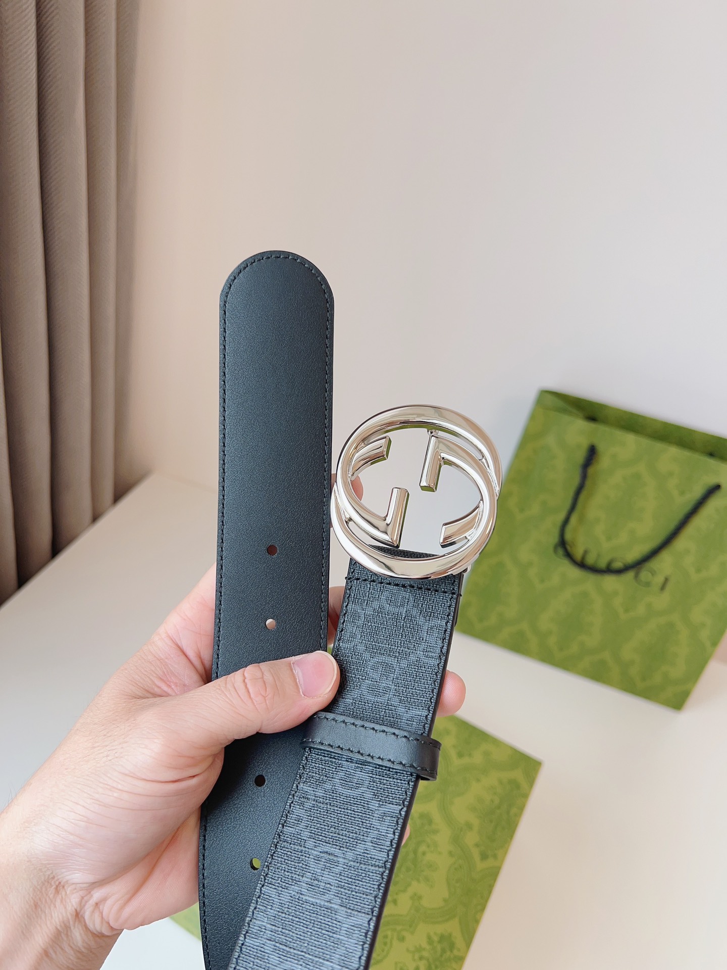 Gucci Male Leather Belt M