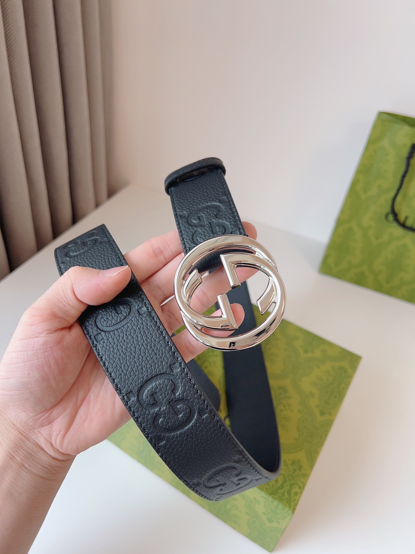 Gucci Male Leather Belt M