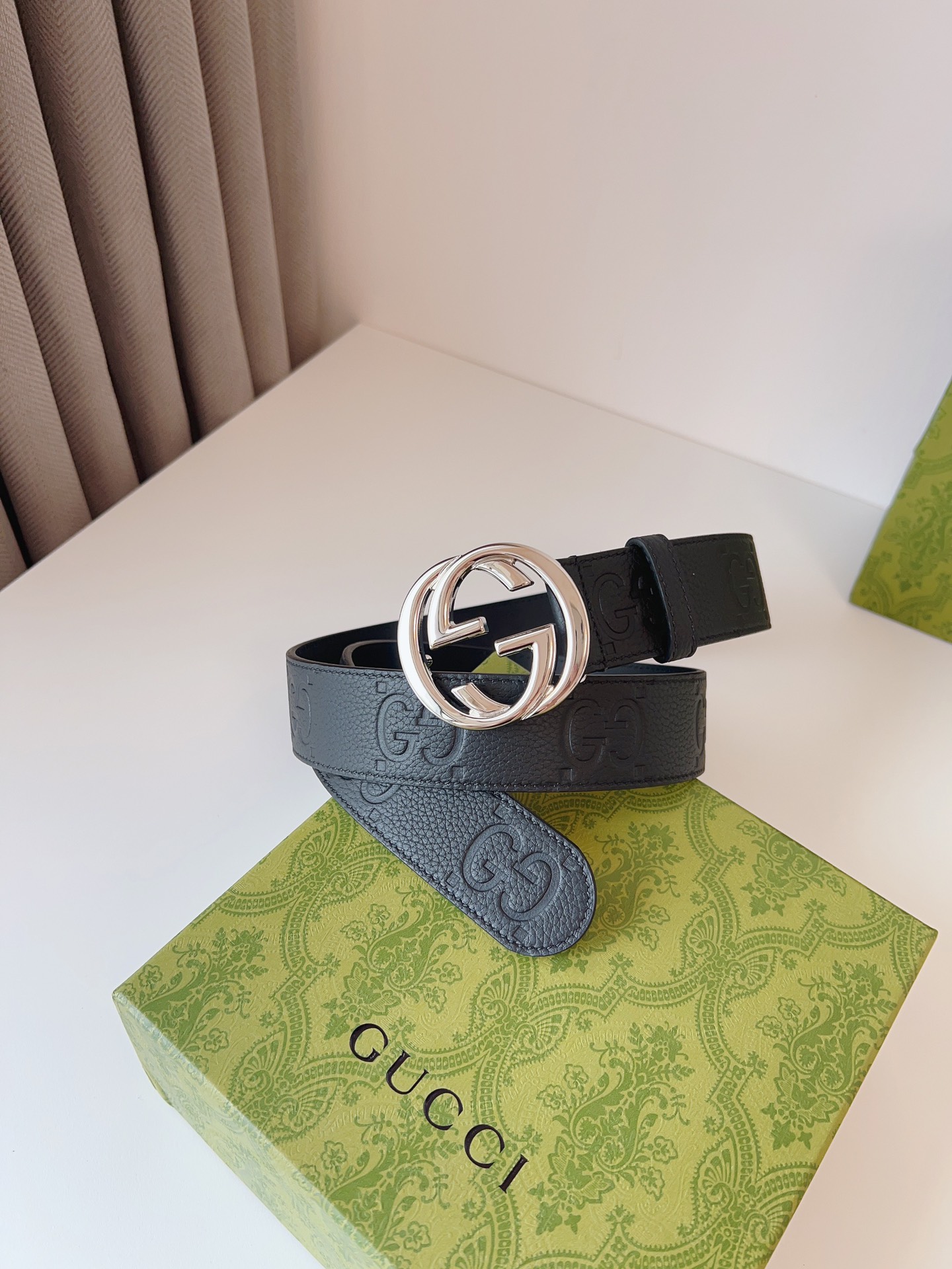 Gucci Male Leather Belt M