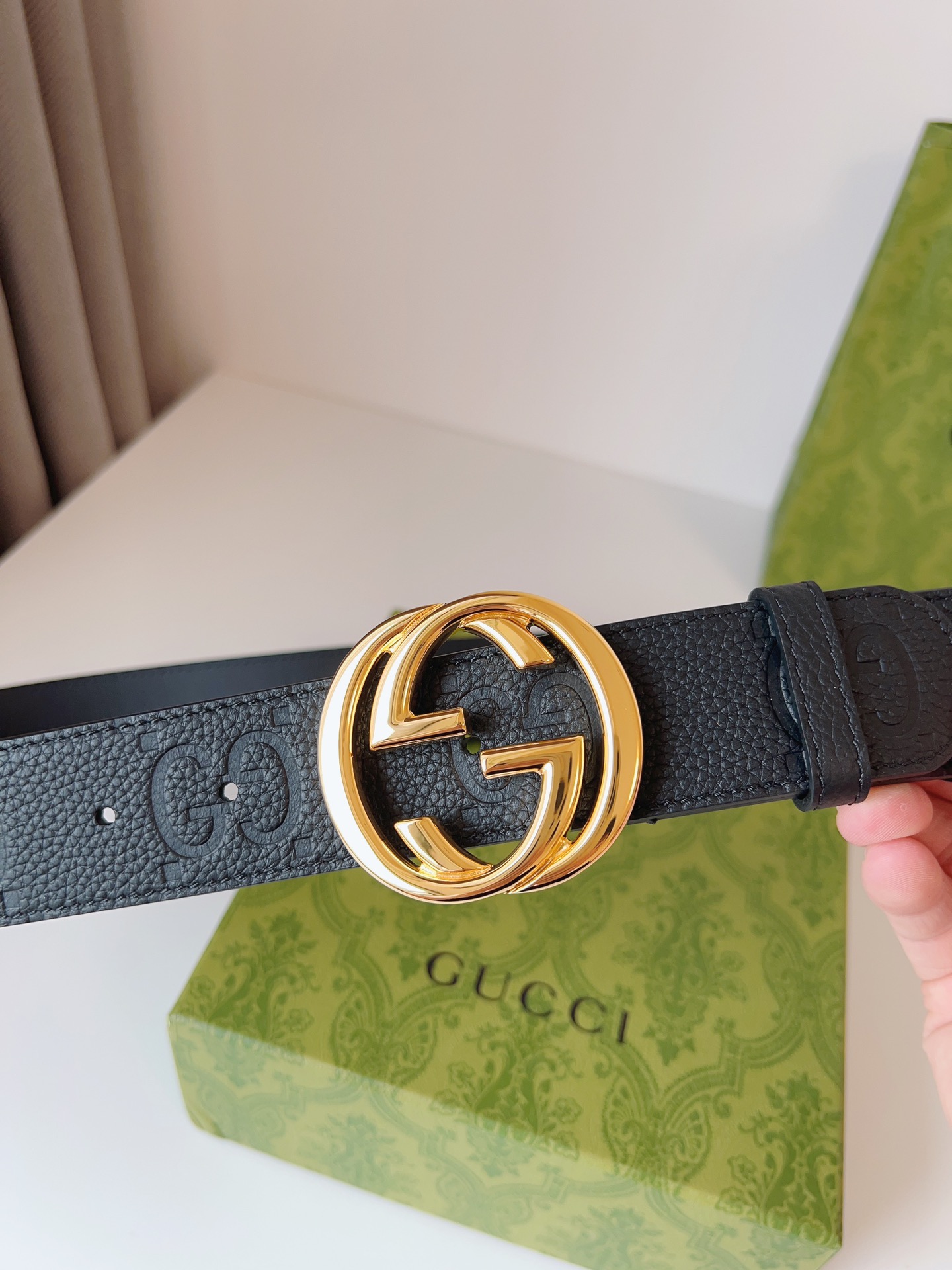 Gucci Male Leather Belt M