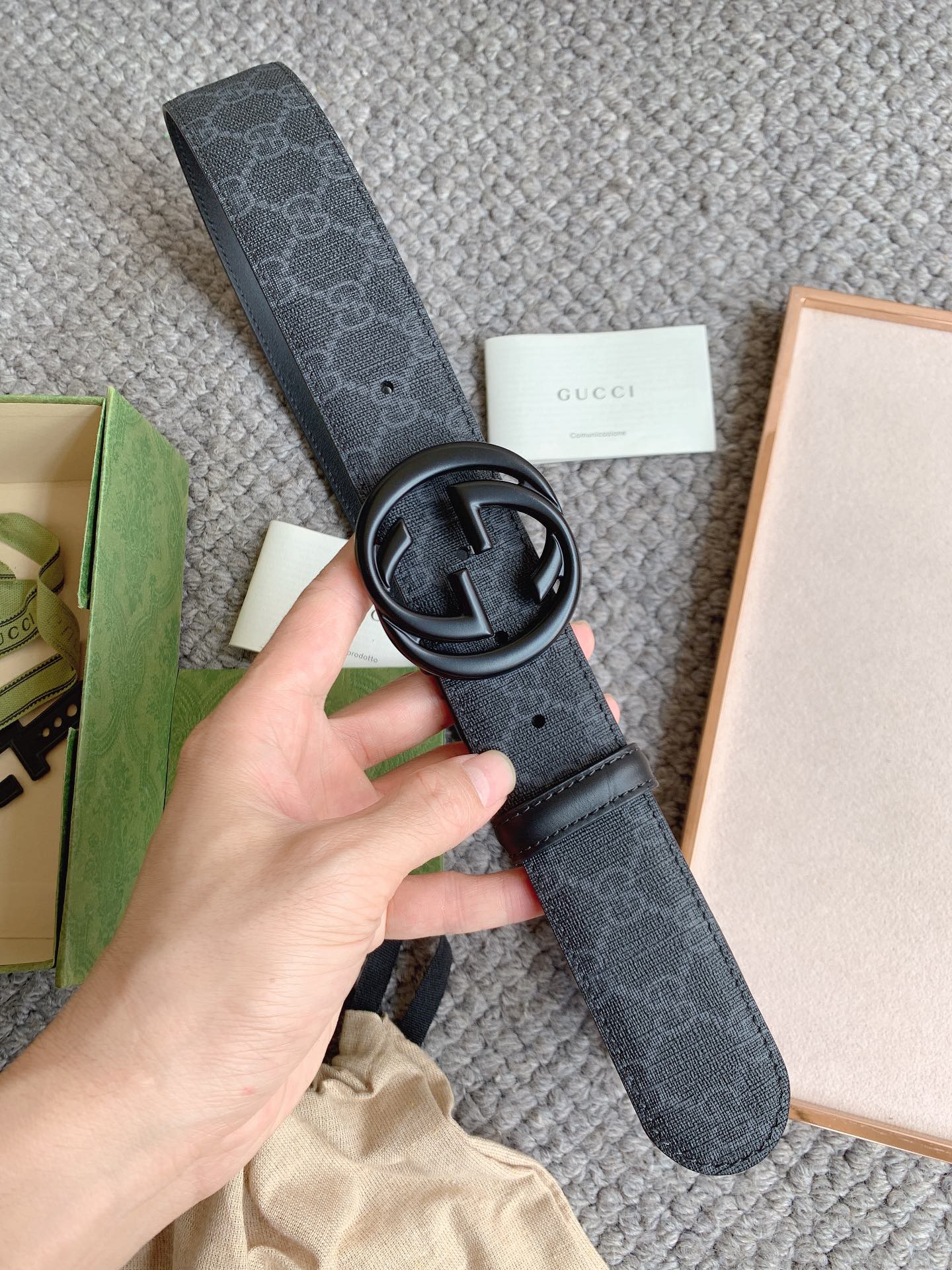 Gucci Male Basic Belt Black 13514-s