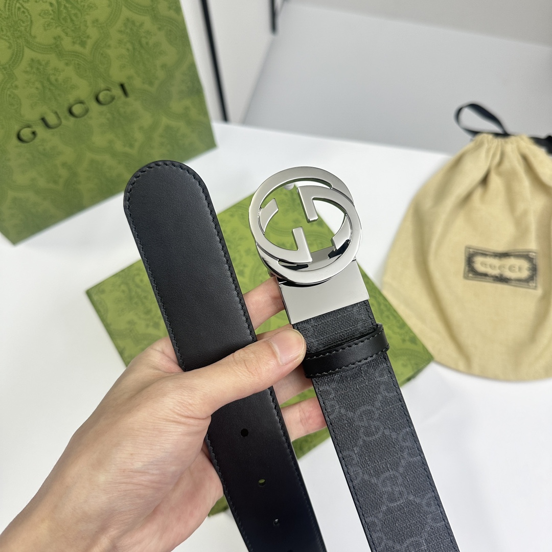 Gucci Male Leather Belt Cow Leather