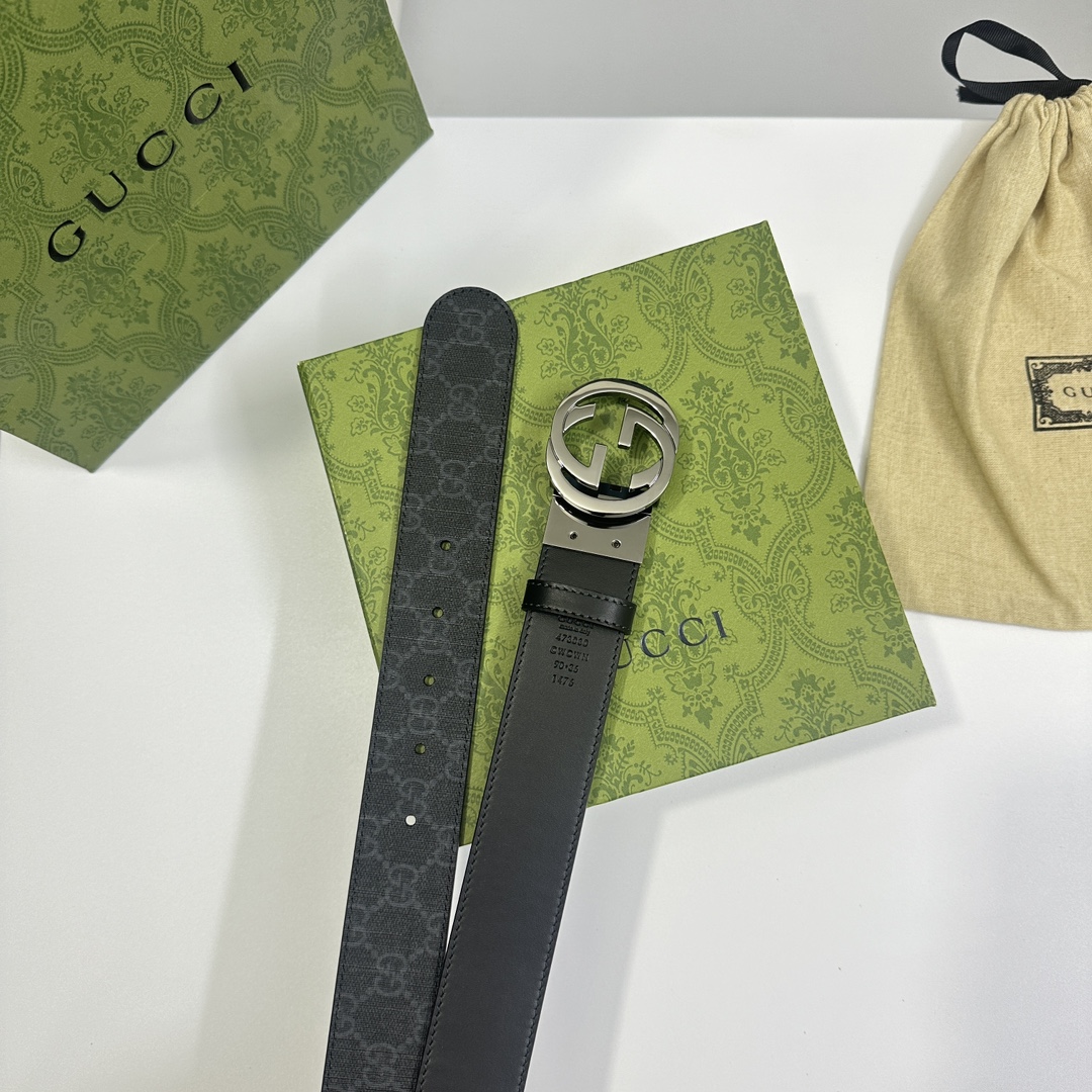 Gucci Male Leather Belt Cow Leather