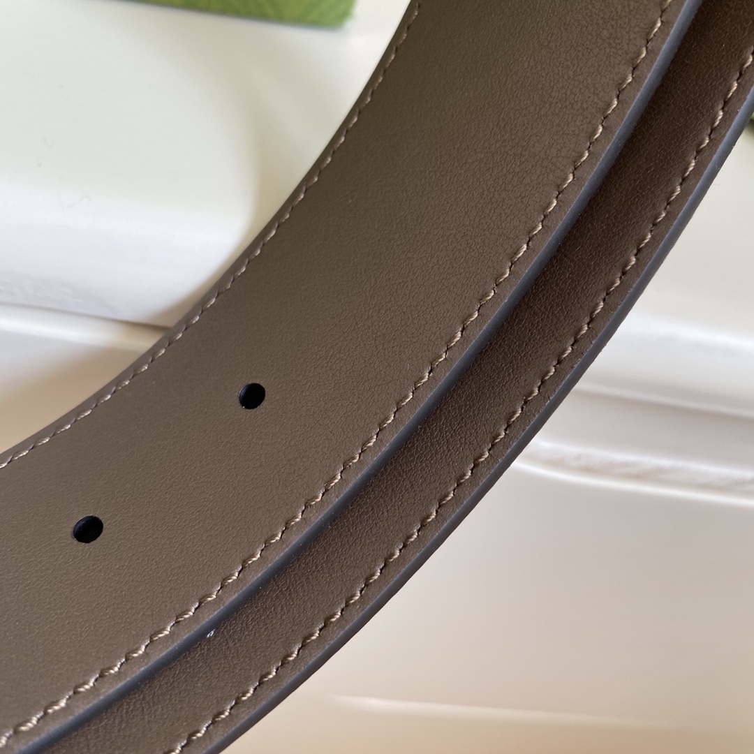 Gucci Male Basic Belt Cow Leather Black M