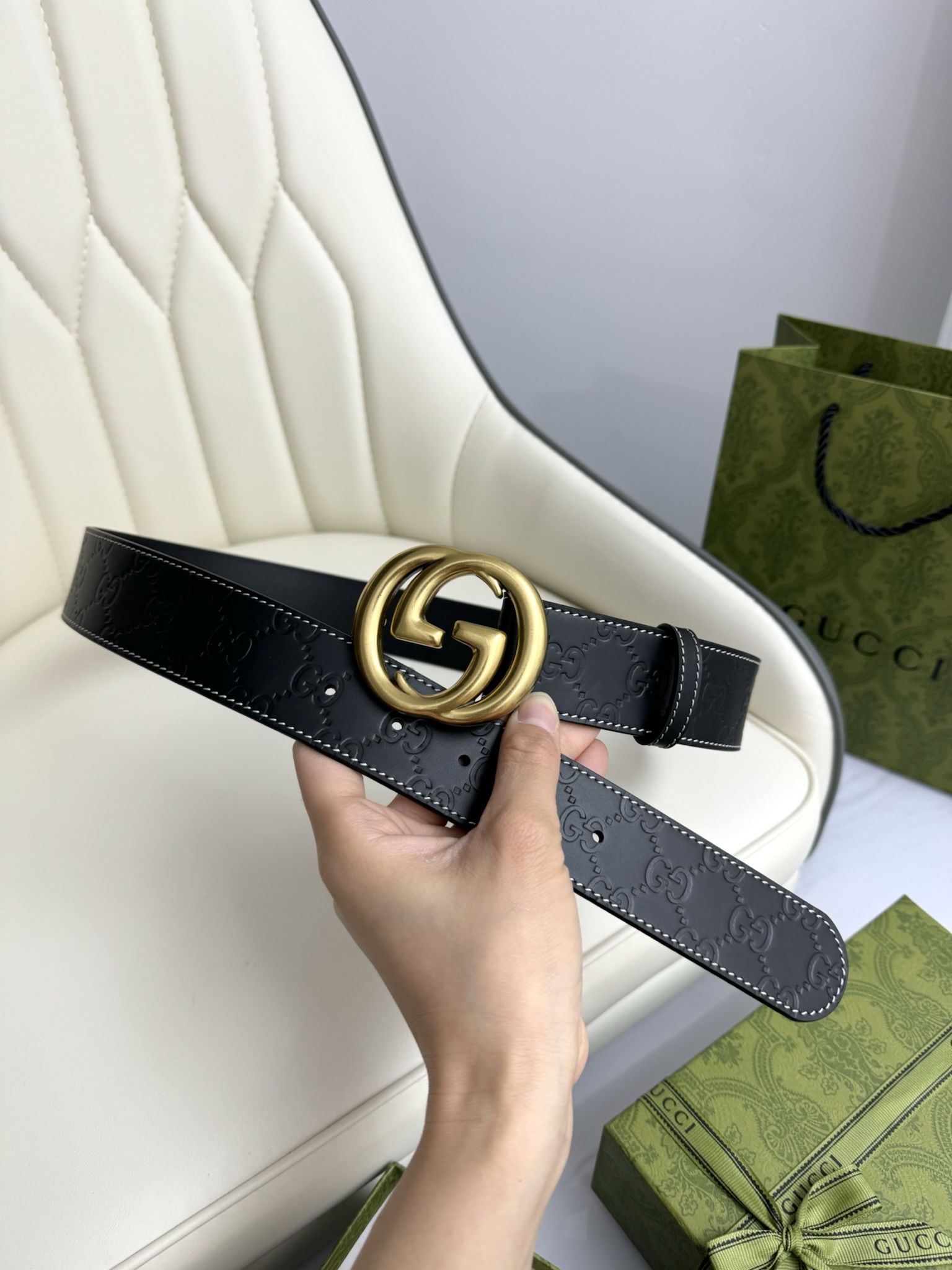 Gucci Male Basic Belt M