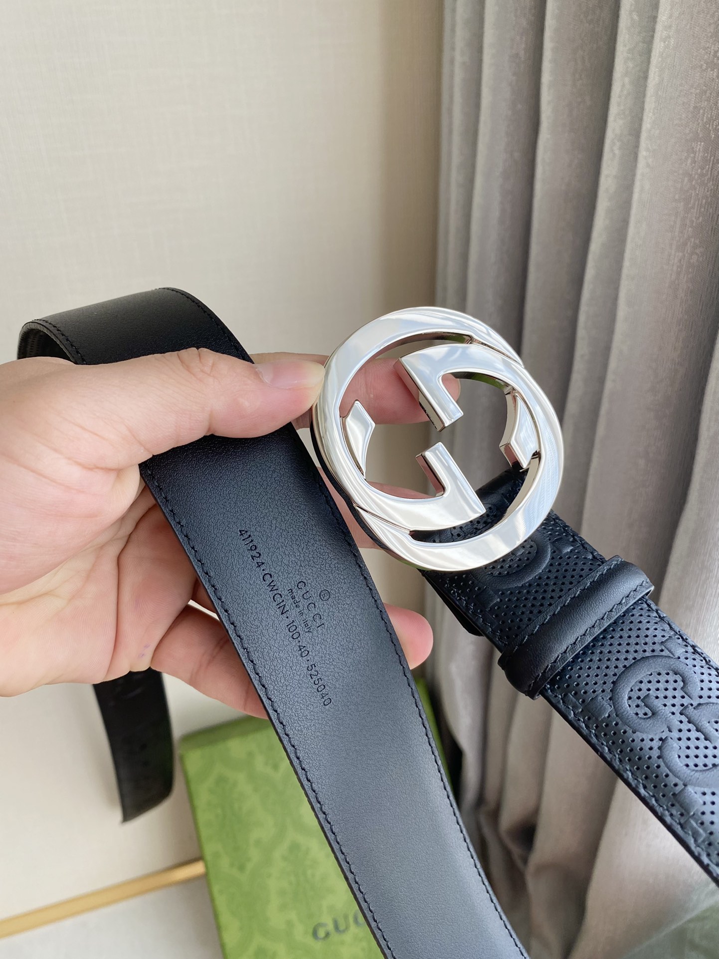 Gucci Male Basic Belt Black L