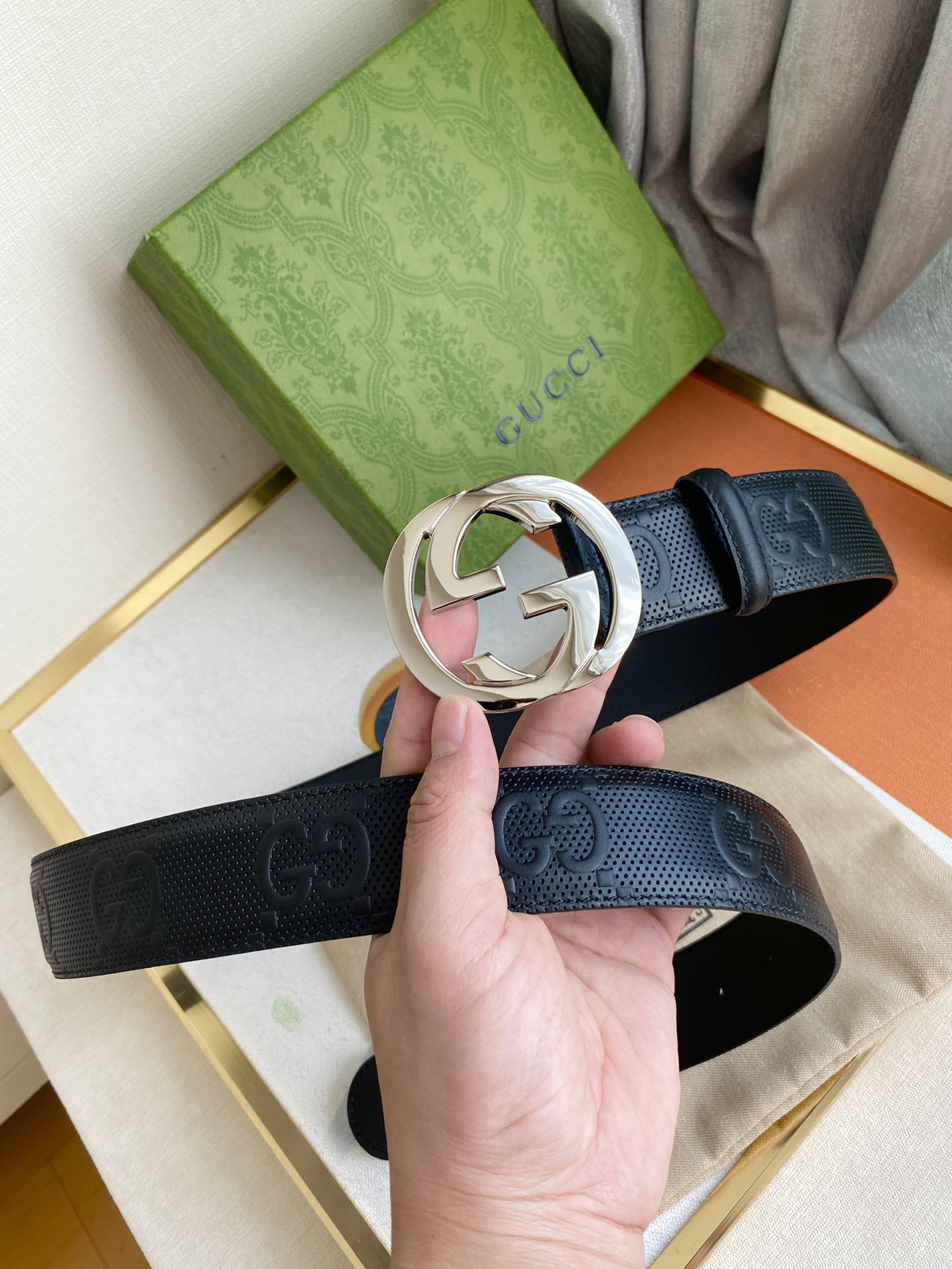 Gucci Male Basic Belt Black L