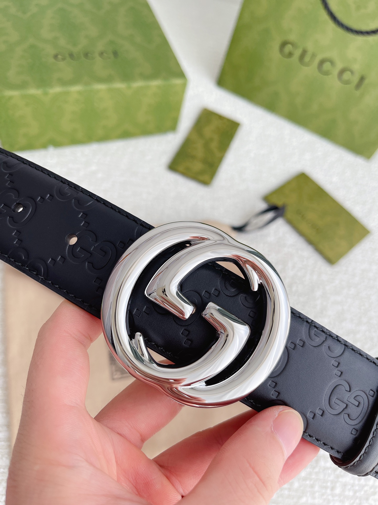 Gucci Male Basic Belt Cow Leather M