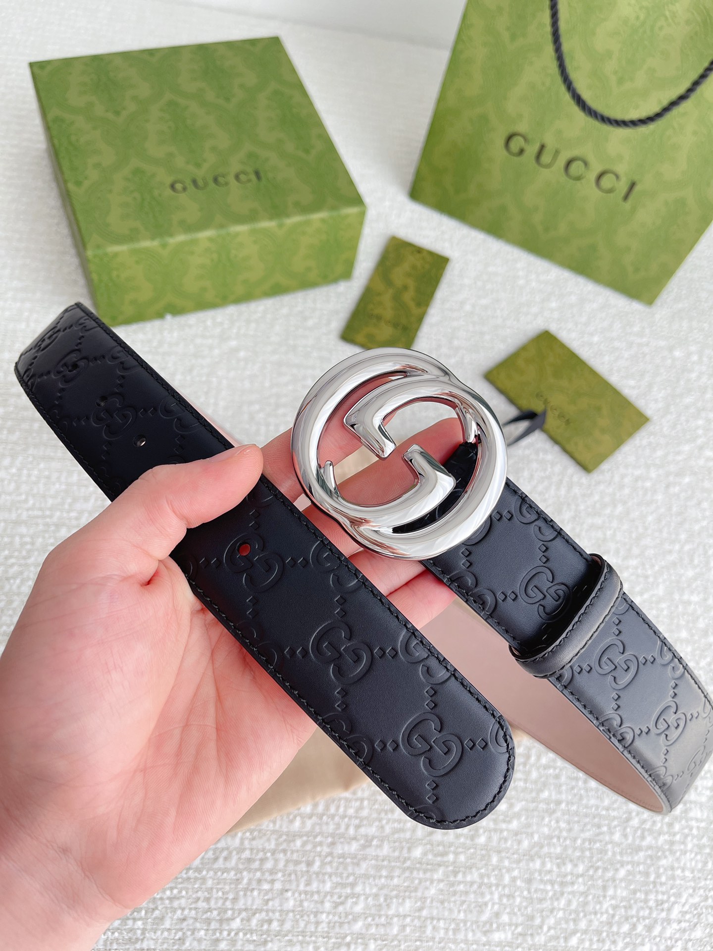 Gucci Male Basic Belt Cow Leather M