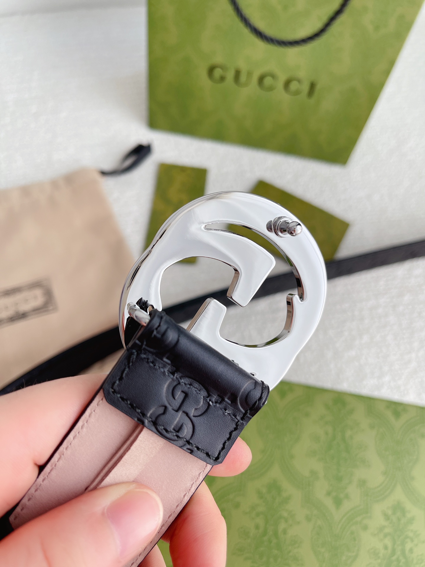 Gucci Male Basic Belt Cow Leather M