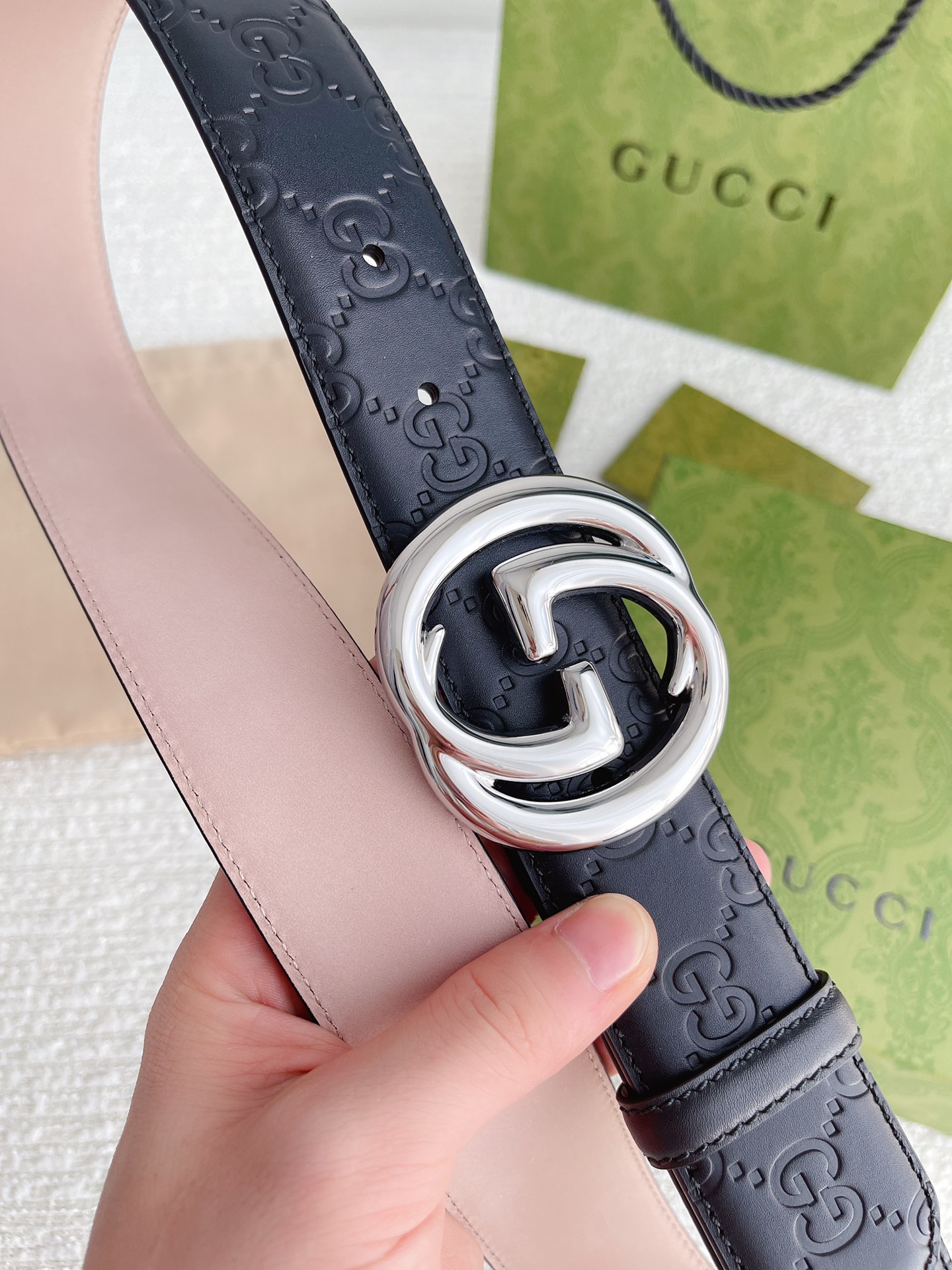 Gucci Male Basic Belt Cow Leather M