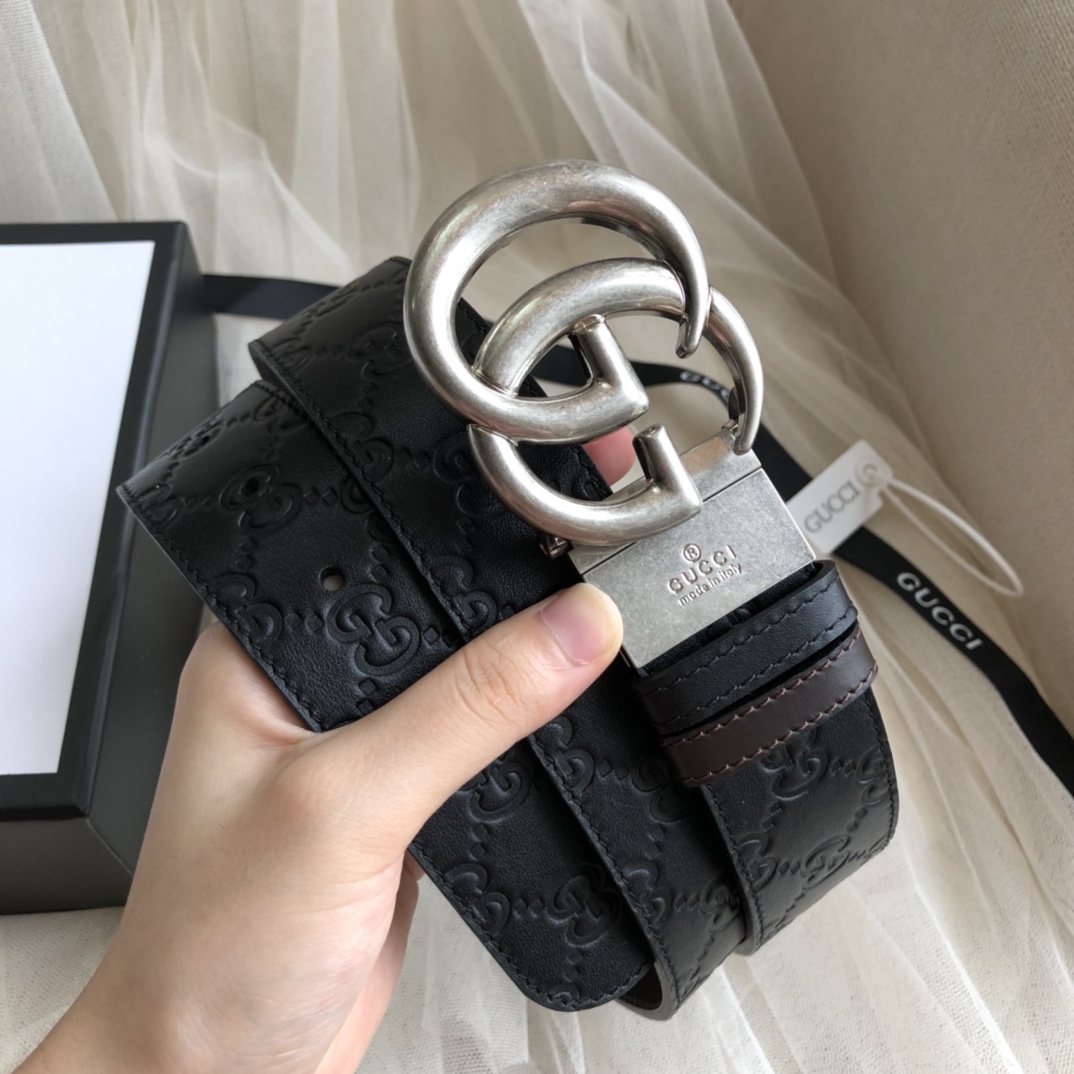 Gucci Male Basic Belt Cow Leather 13514-m