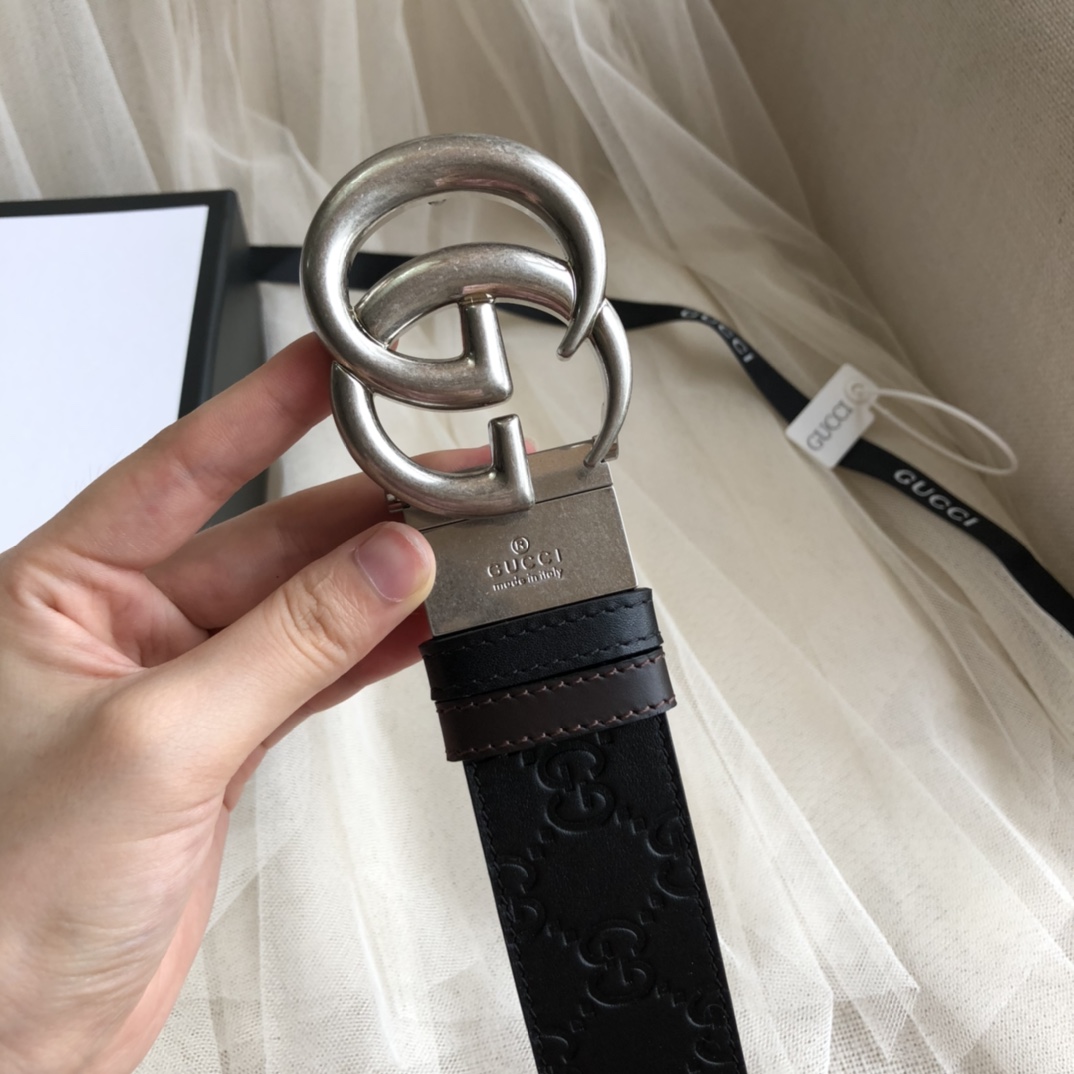 Gucci Male Basic Belt Cow Leather 13514-m