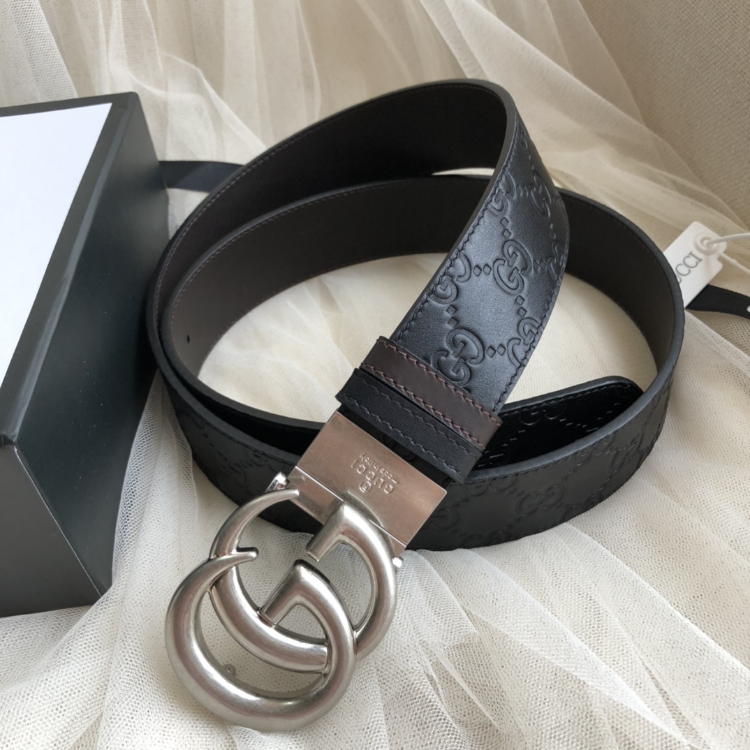 Gucci Male Basic Belt Cow Leather 13514-m