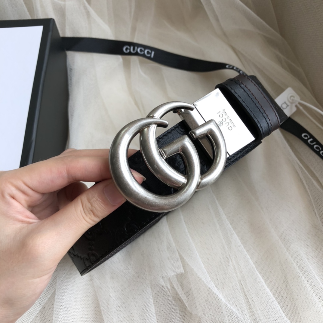 Gucci Male Basic Belt Cow Leather 13514-m