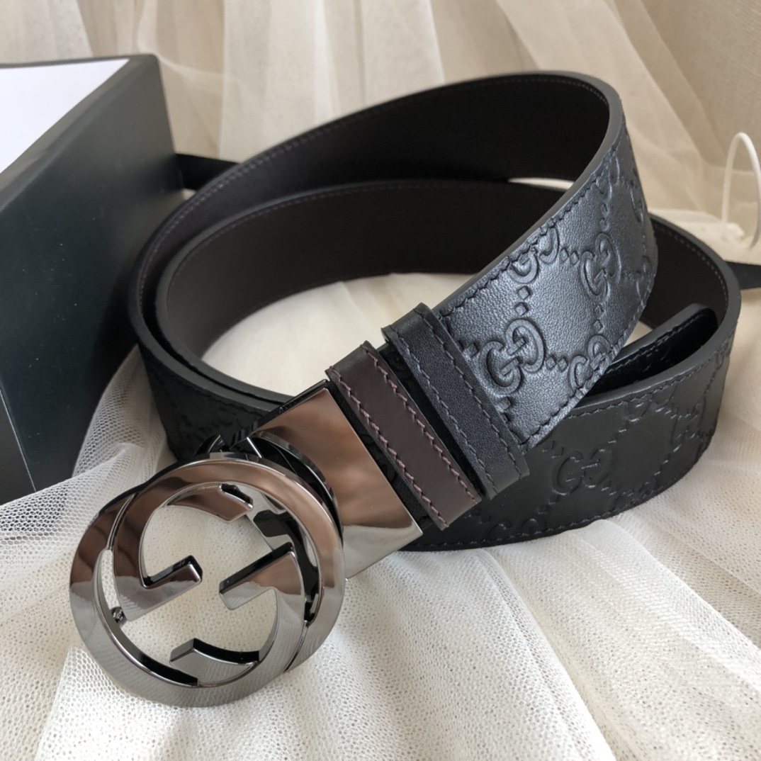 Gucci Male Basic Belt Cow Leather 13514-m