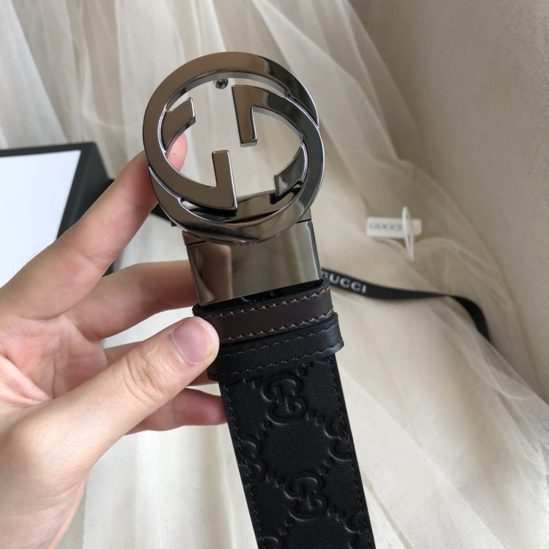 Gucci Male Basic Belt Cow Leather 13514-m