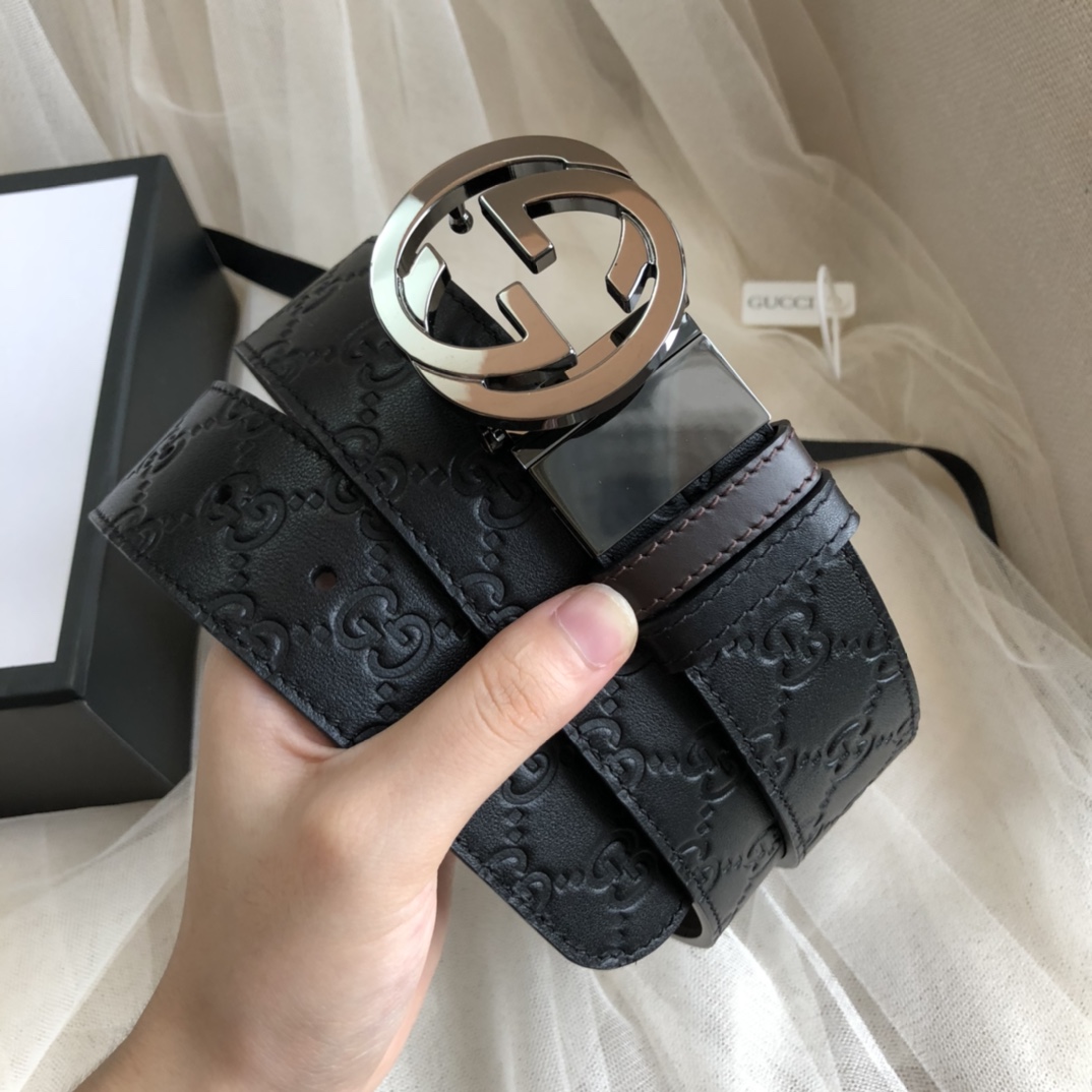 Gucci Male Basic Belt Cow Leather 13514-m