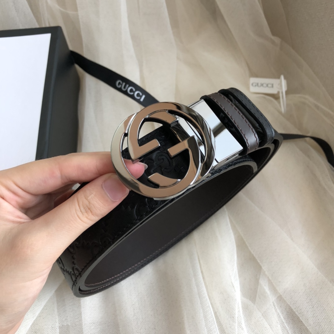 Gucci Male Basic Belt Cow Leather 13514-m