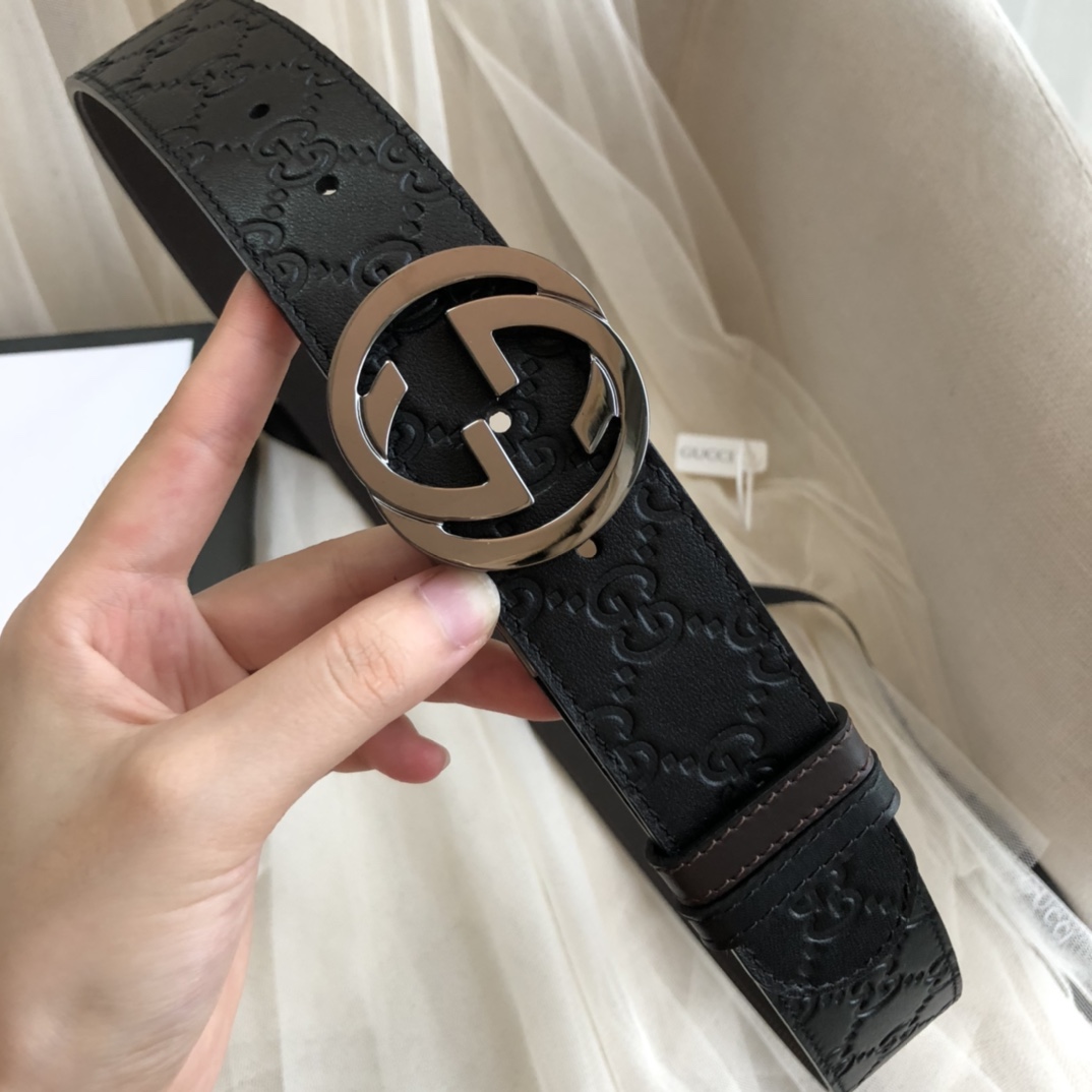 Gucci Male Basic Belt Cow Leather 13514-m