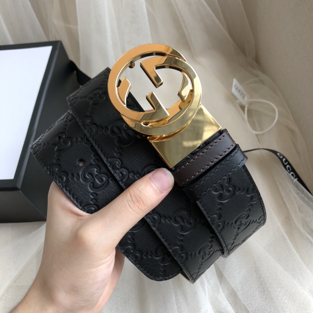 Gucci Male Basic Belt Cow Leather 13514-m