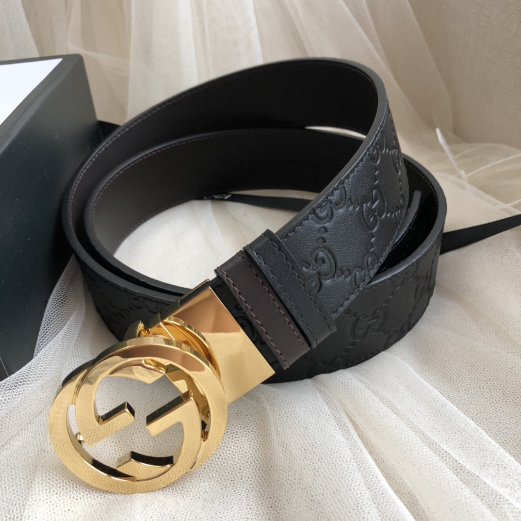 Gucci Male Basic Belt Cow Leather 13514-m