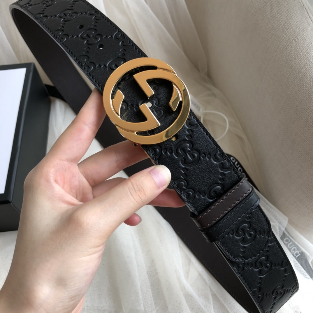 Gucci Male Basic Belt Cow Leather 13514-m