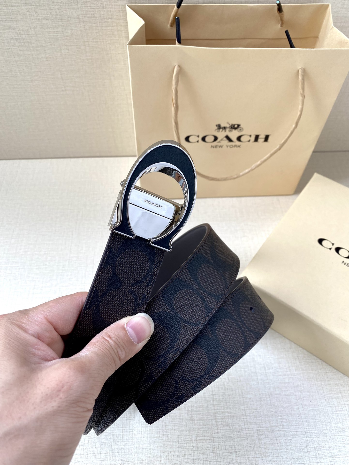 Leather Belt Top Grain Leather M