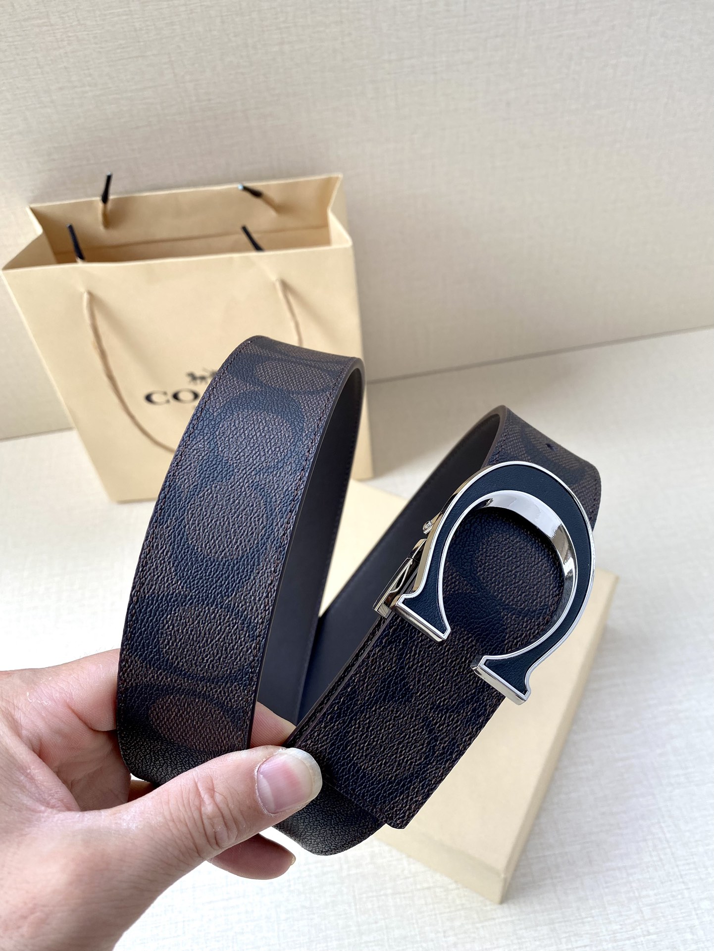 Leather Belt Top Grain Leather M